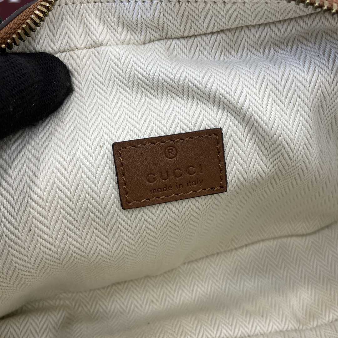 Gucci GG Emblem Embossed Super Mini Bag - 
