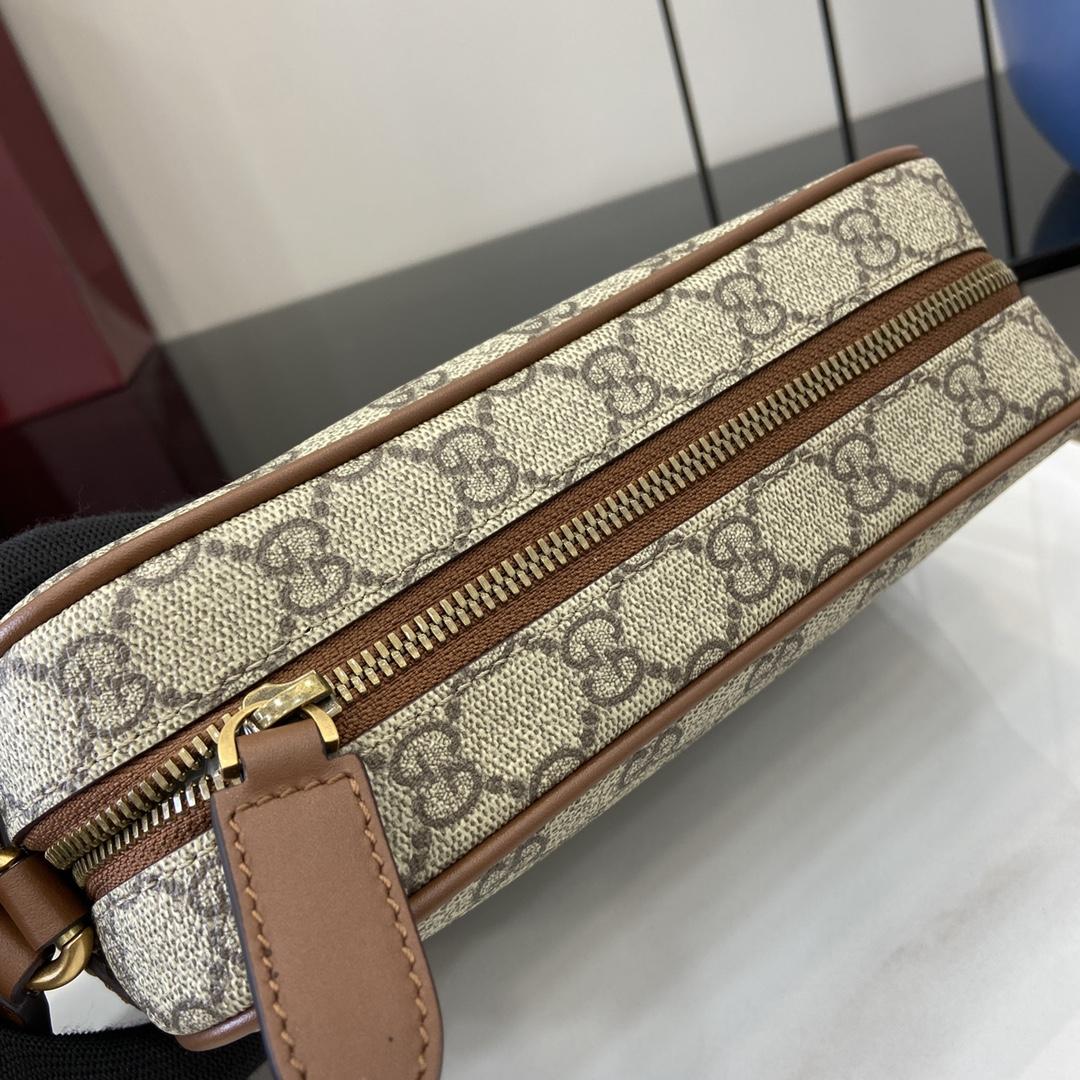 Gucci GG Emblem Embossed Super Mini Bag - 