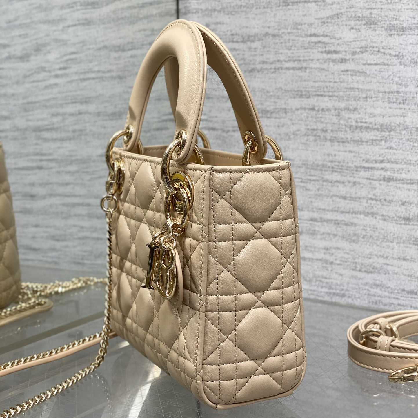 Dior Mini Lady Dior Bag     - 