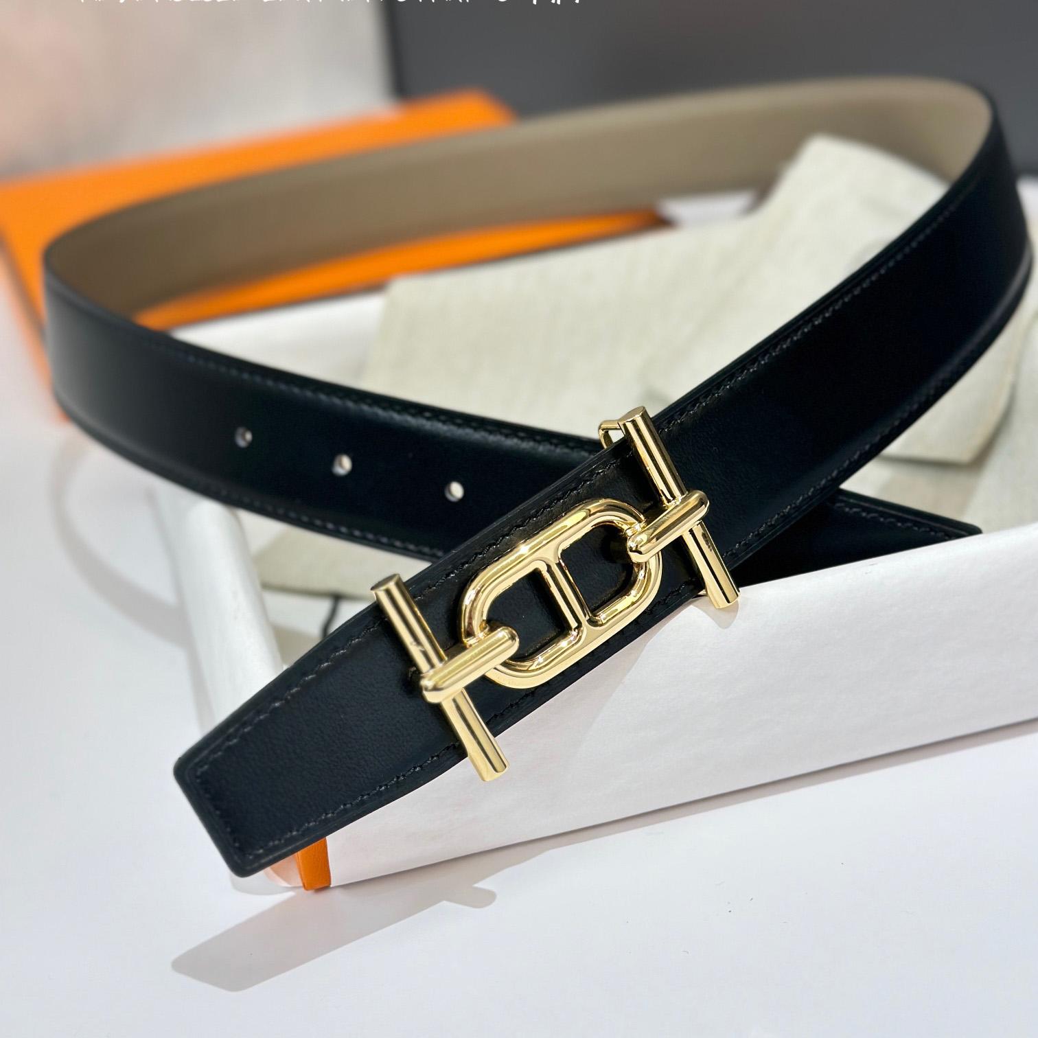 Hermes Ancre Buckle & Reversible Leather Strap 32mm - 