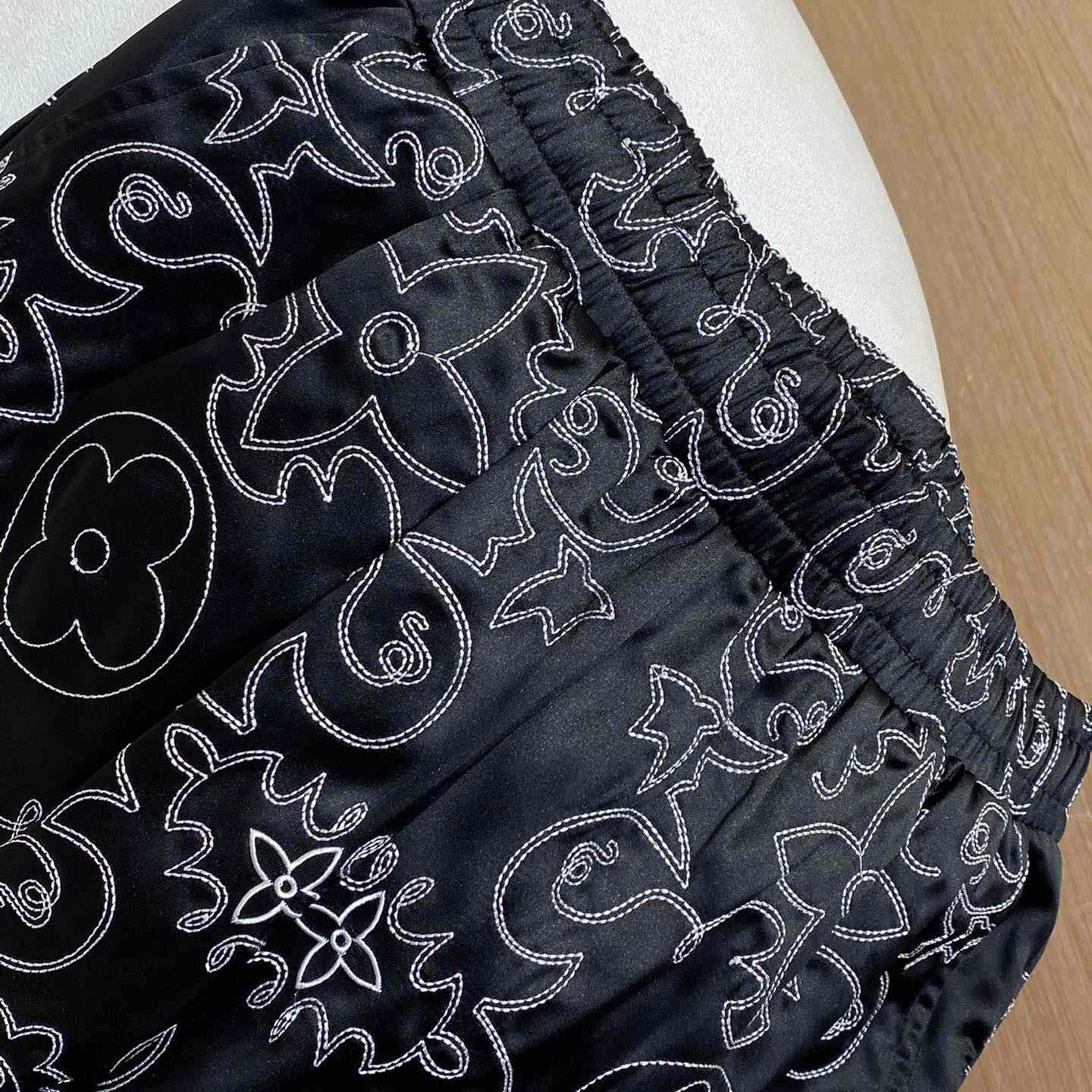 Louis Vuitton Printed Silk Shorts   1AFWOR - 
