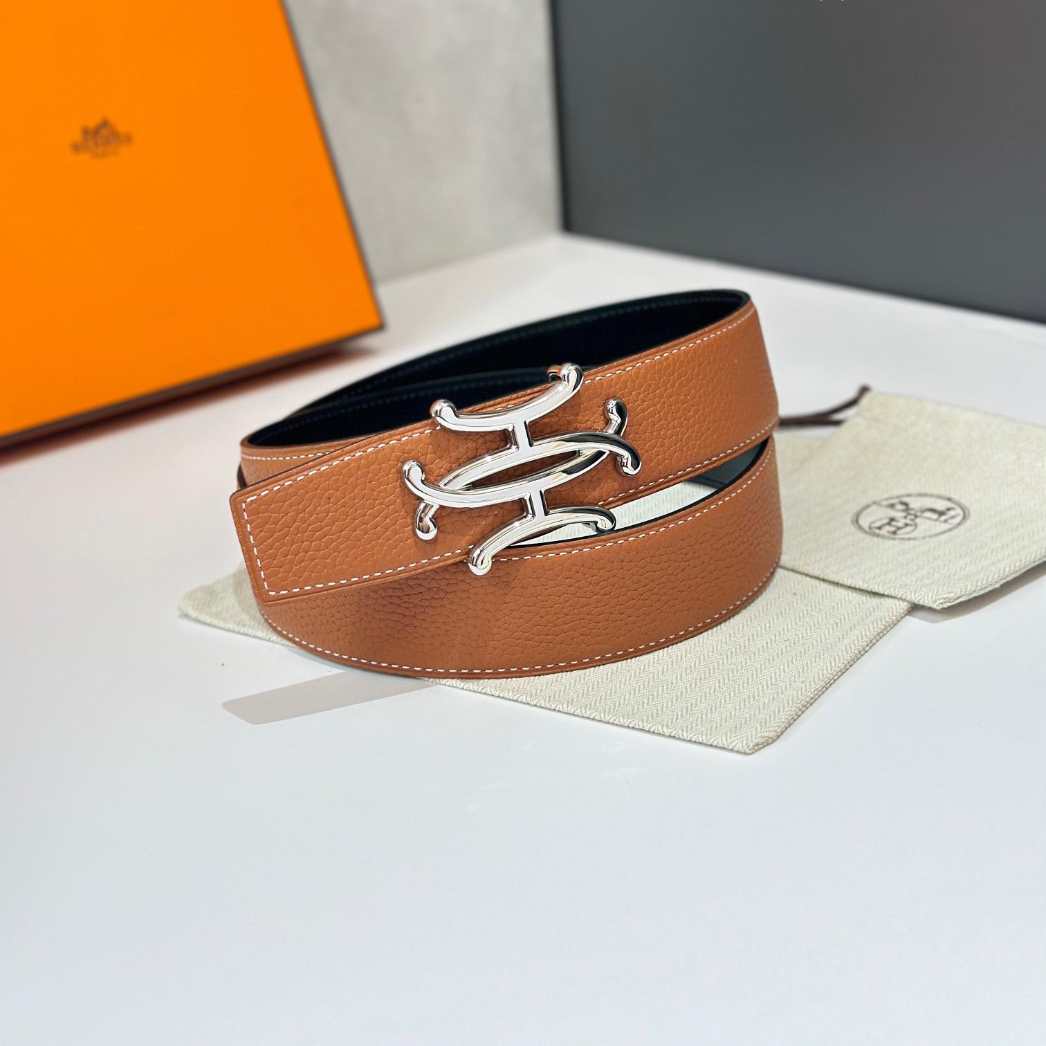 Hermes Neo Lift Belt Buckle & Reversible Leather Strap 38 mm - 