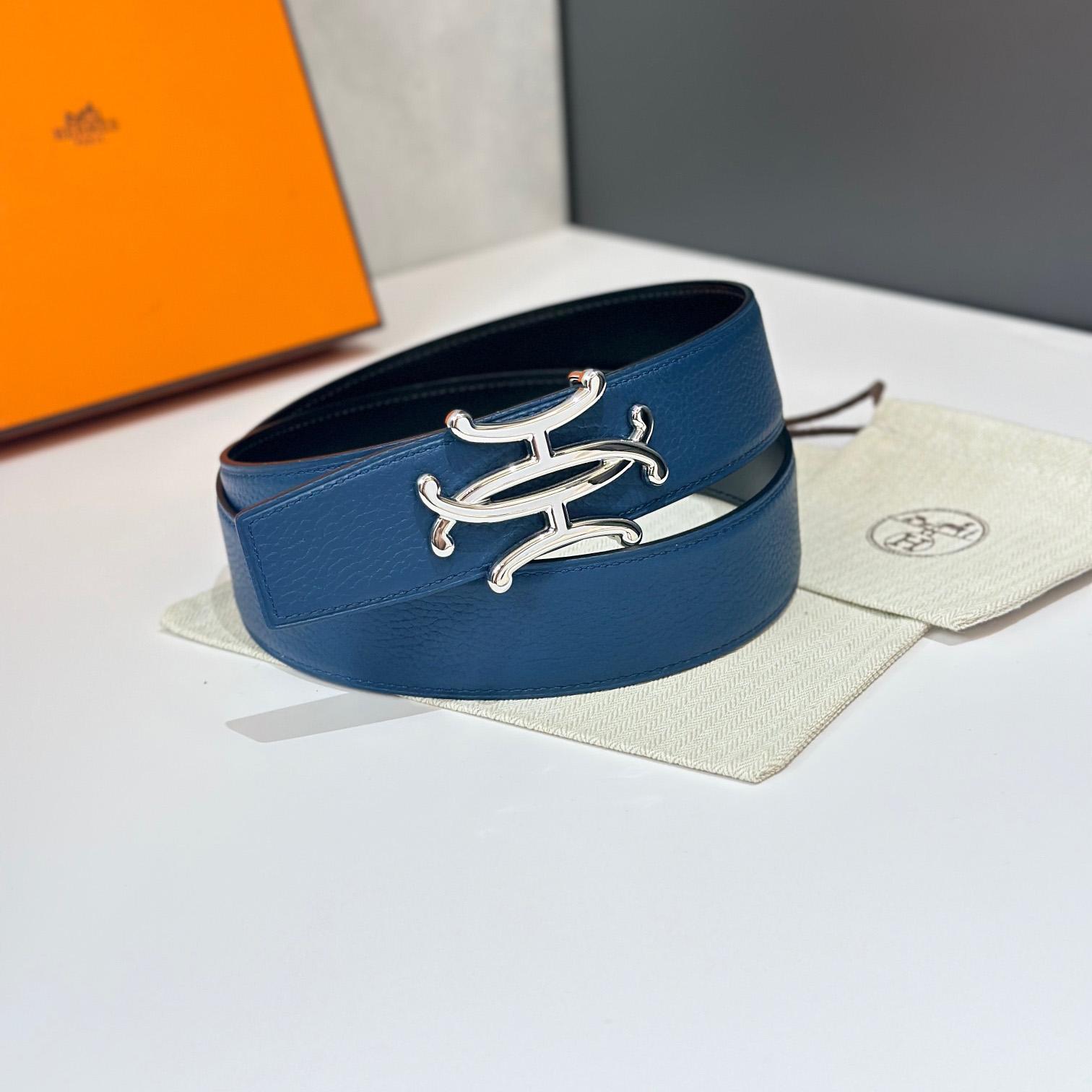Hermes Neo Lift Belt Buckle & Reversible Leather Strap 38 mm - 