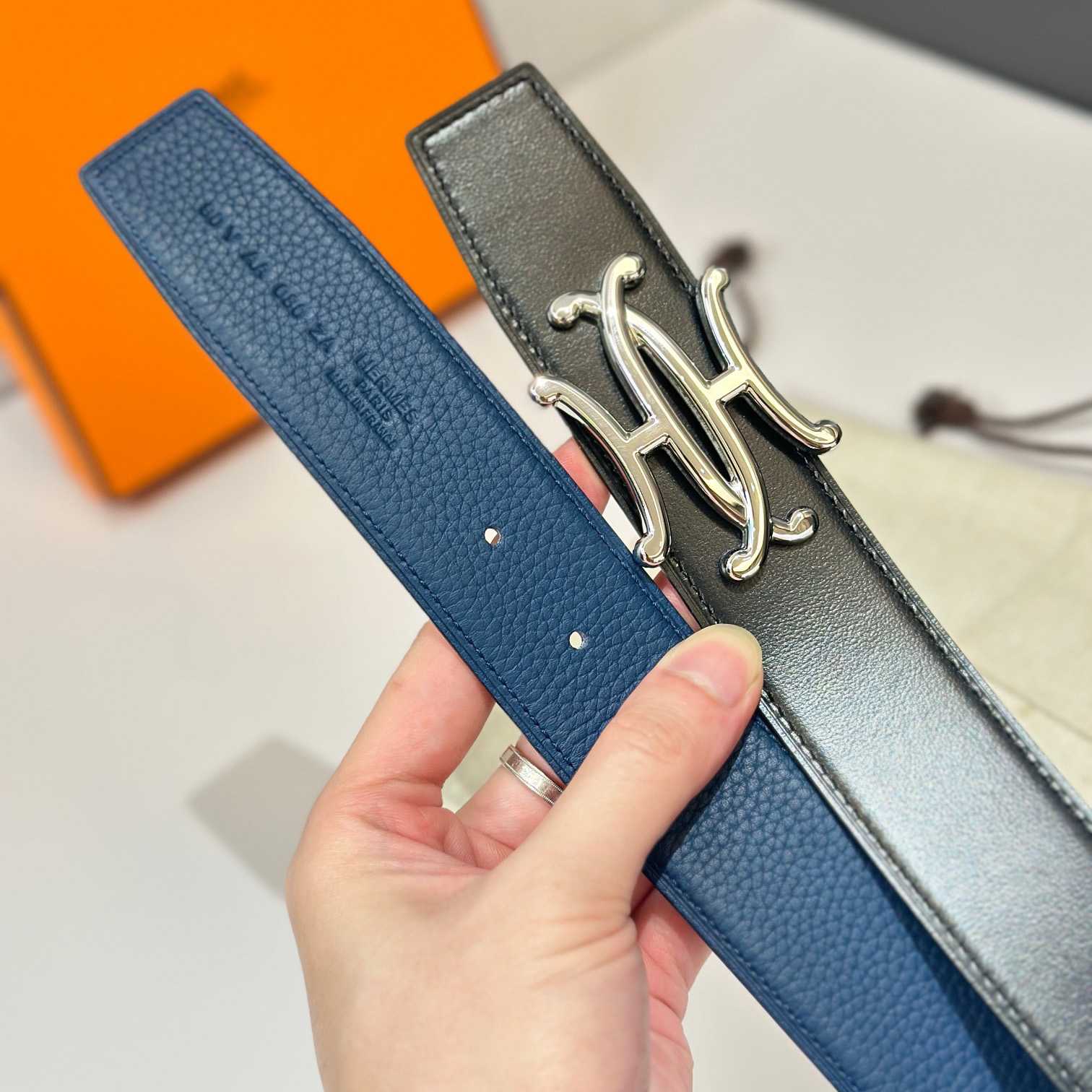 Hermes Neo Lift Belt Buckle & Reversible Leather Strap 38 mm - 