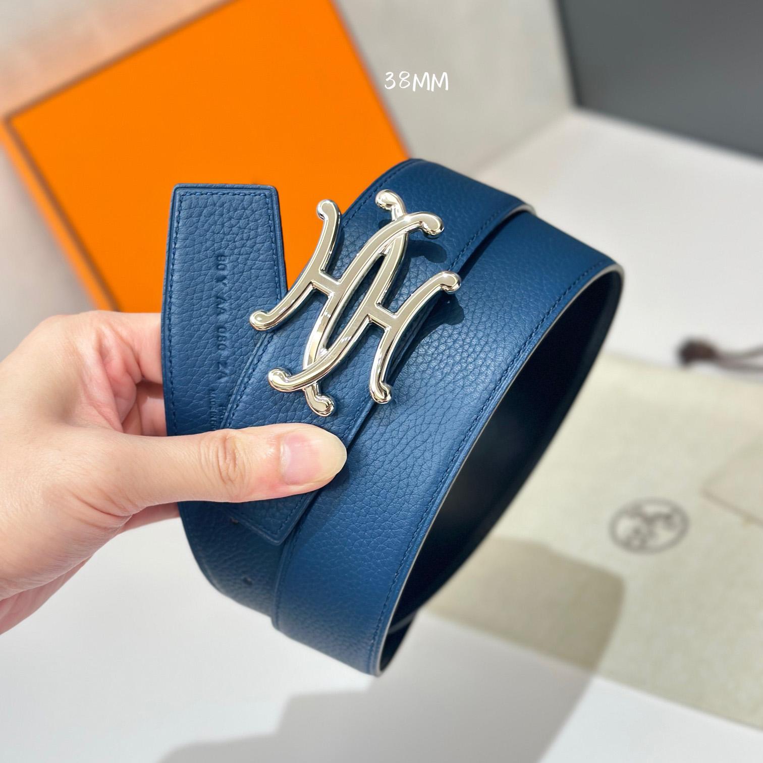 Hermes Neo Lift Belt Buckle & Reversible Leather Strap 38 mm - 