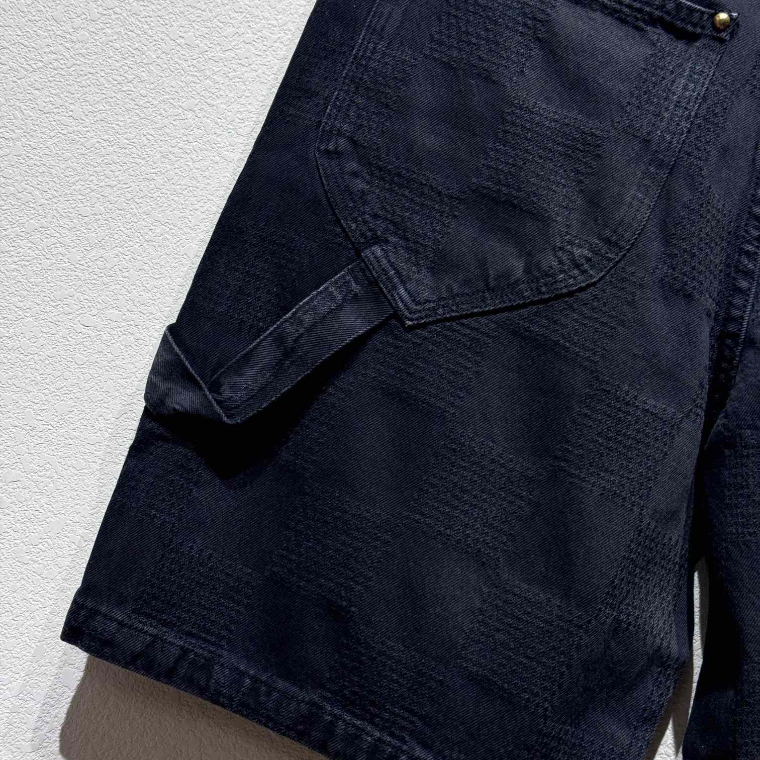Louis Vuitton Damier Denim Shorts   - DesignerGu