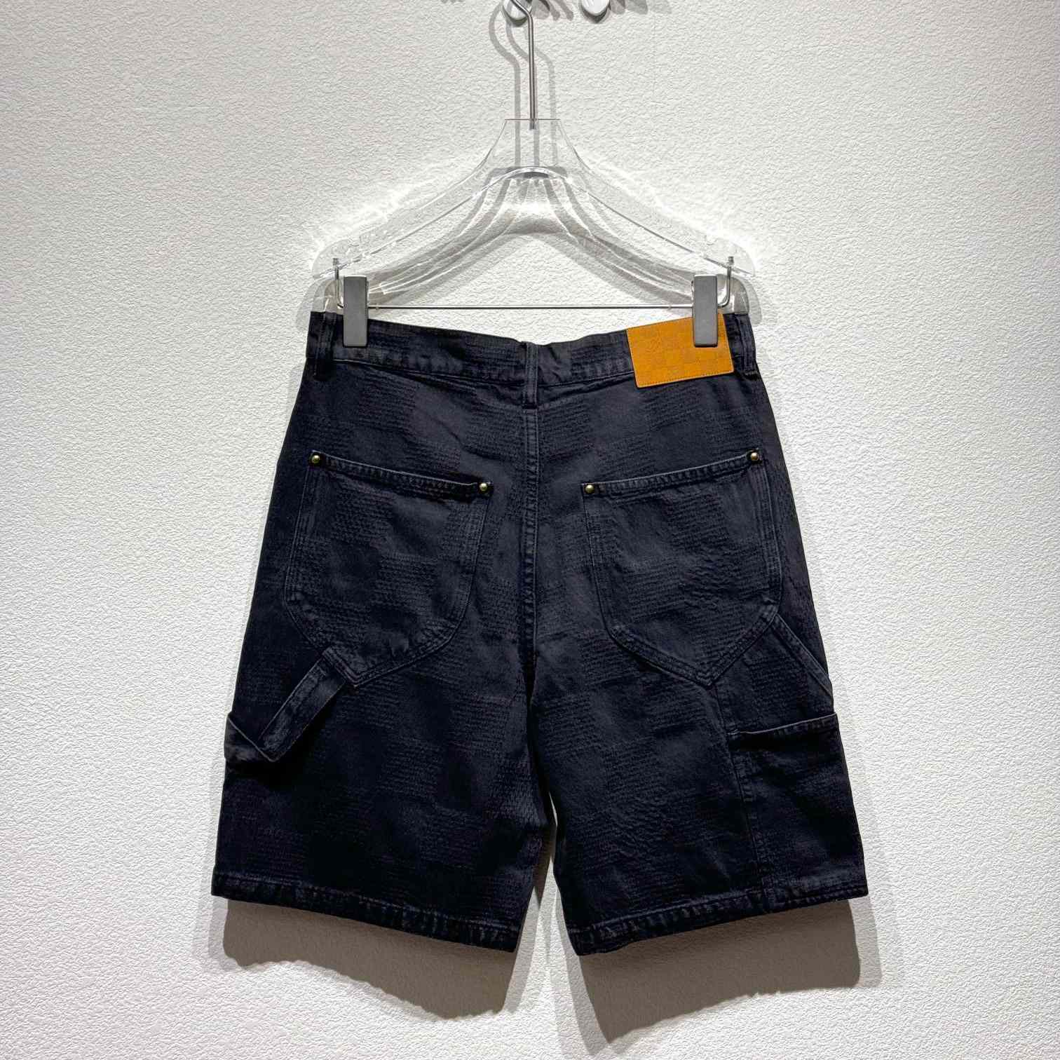 Louis Vuitton Damier Denim Shorts   - DesignerGu
