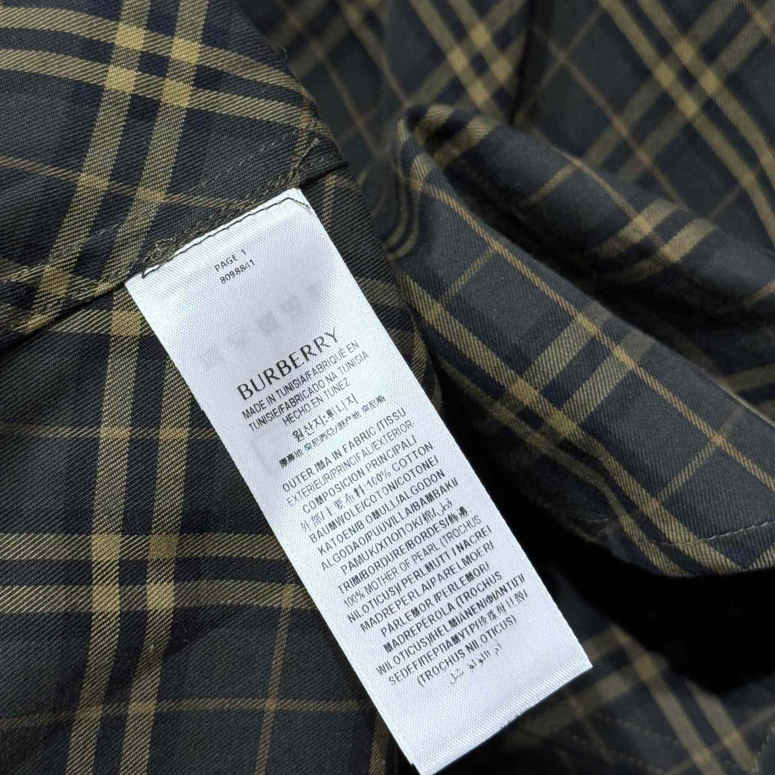 Burberry Regular Fit Check Cotton Shirt - 