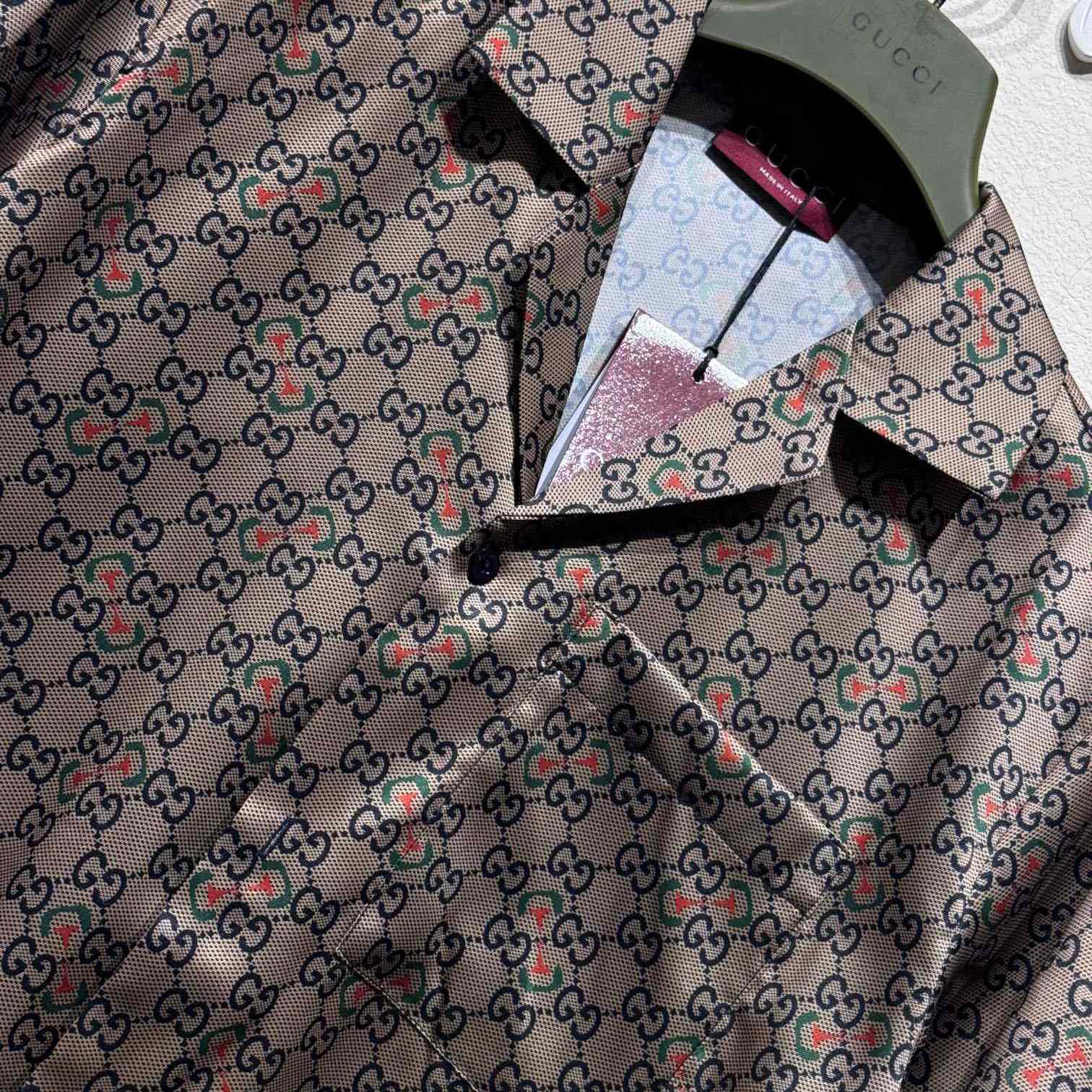 Gucci Monogram Vacation Shirt  - DesignerGu