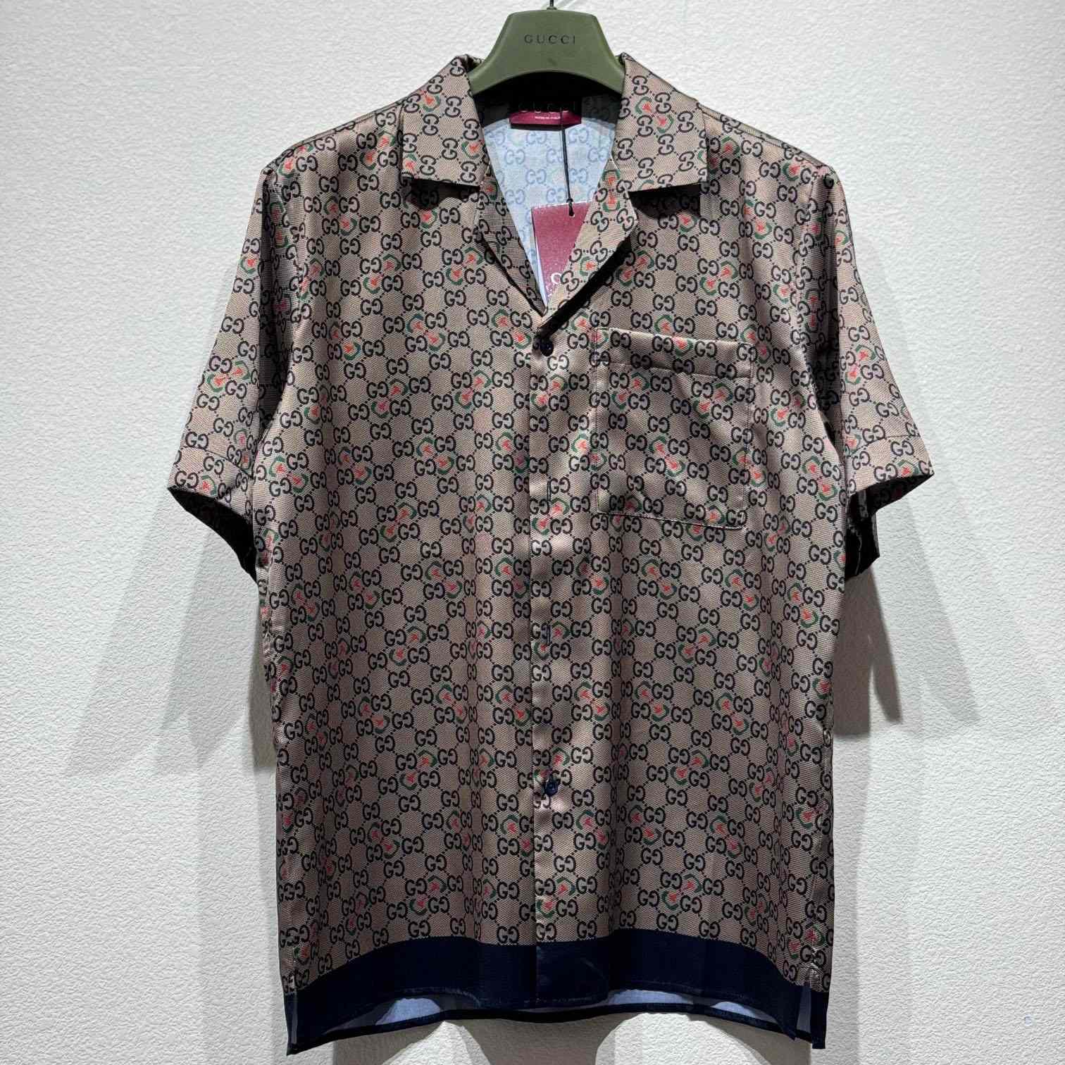 Gucci Monogram Vacation Shirt  - DesignerGu