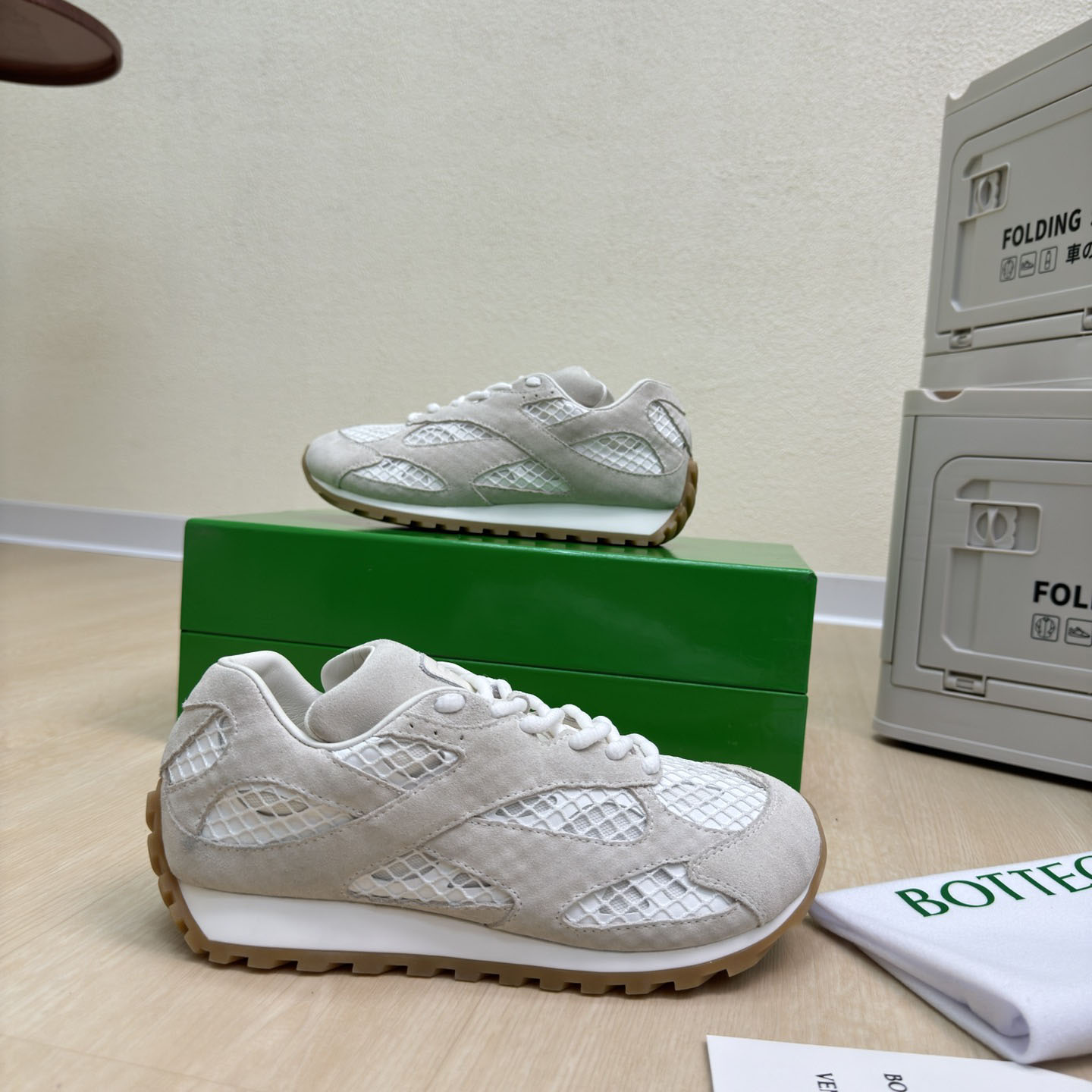 Bottega Veneta Orbit Sneaker - DesignerGu