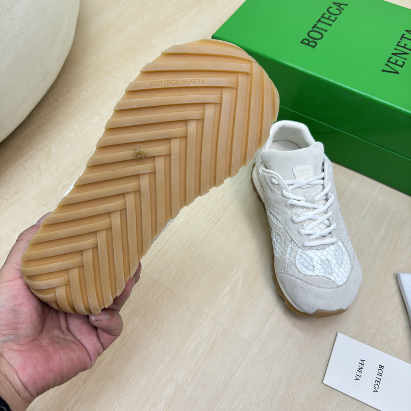 Bottega Veneta Orbit Sneaker - DesignerGu