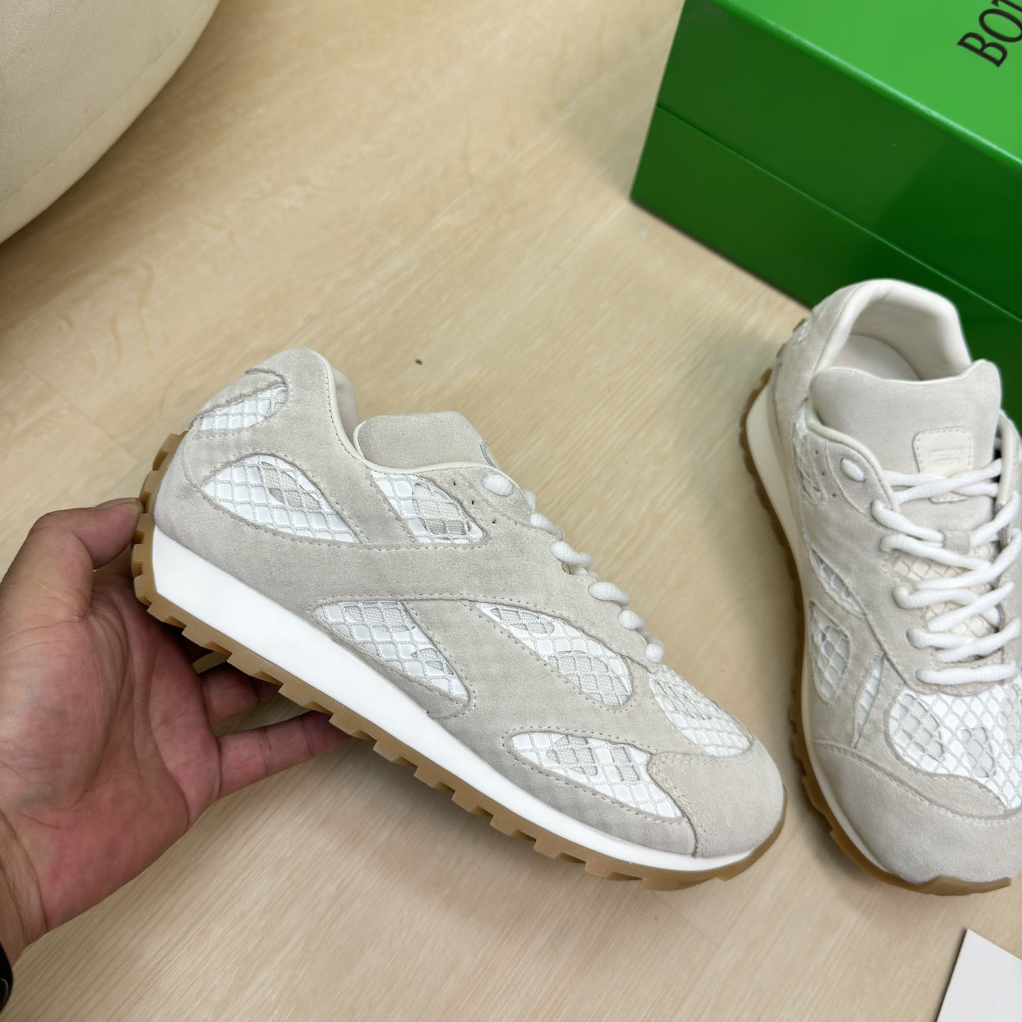 Bottega Veneta Orbit Sneaker - DesignerGu