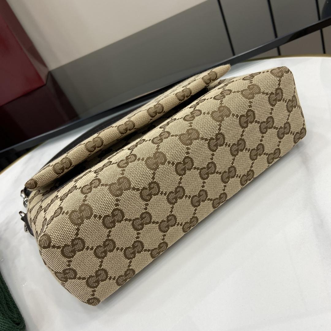 Gucci Small GG Crossbody Bag With Web - 