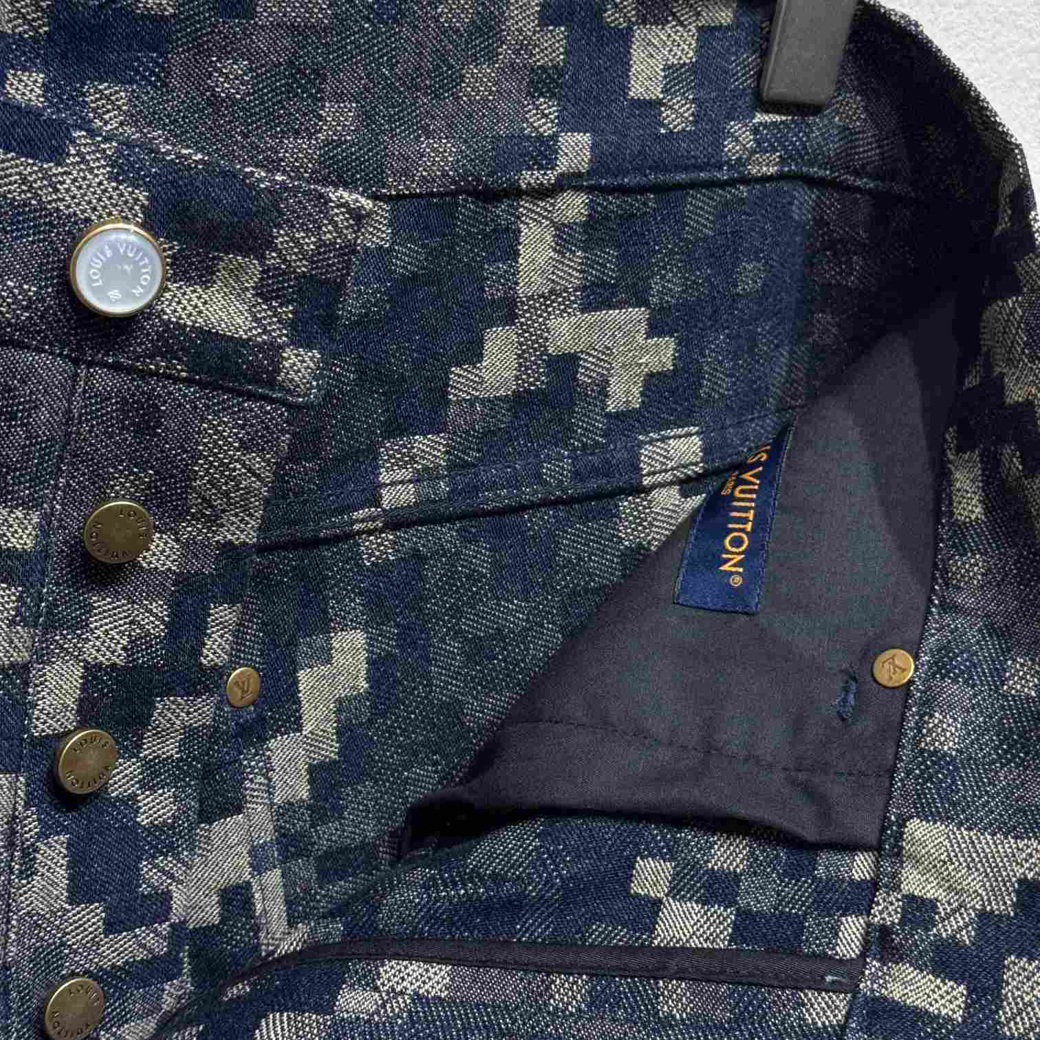 Louis Vuitton Graphic Denim Skate Pants   - DesignerGu