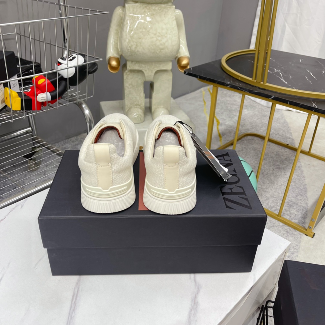 Zegna Triple Stitch Sneakers - DesignerGu