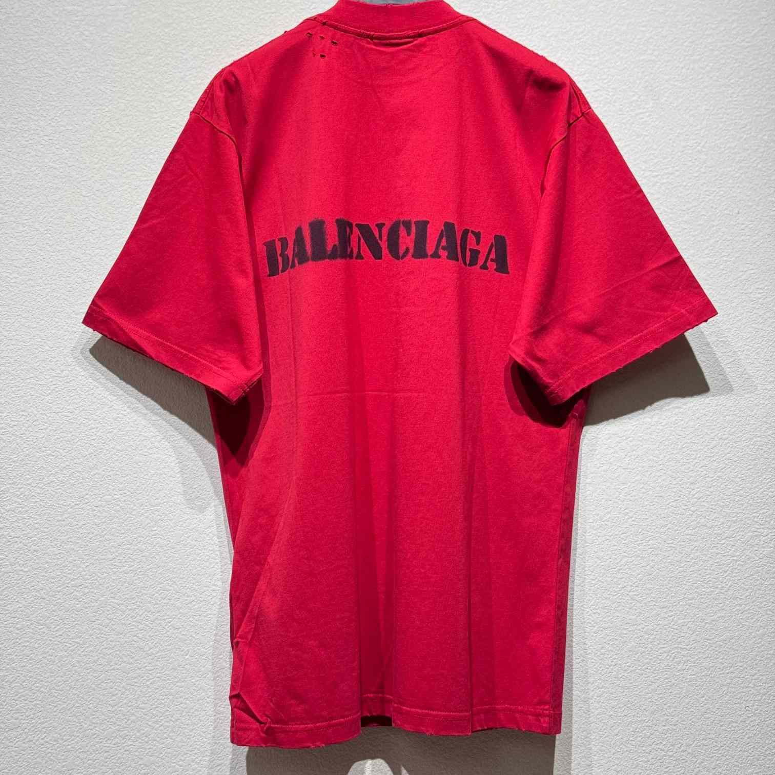 Balenciaga Stencil Type T-Shirt - DesignerGu