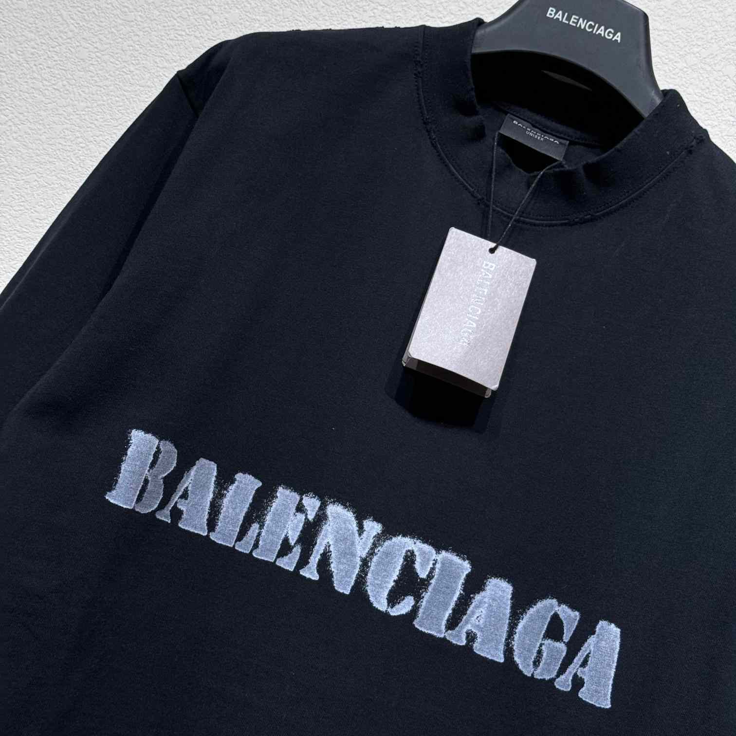Balenciaga Stencil Type T-Shirt - DesignerGu