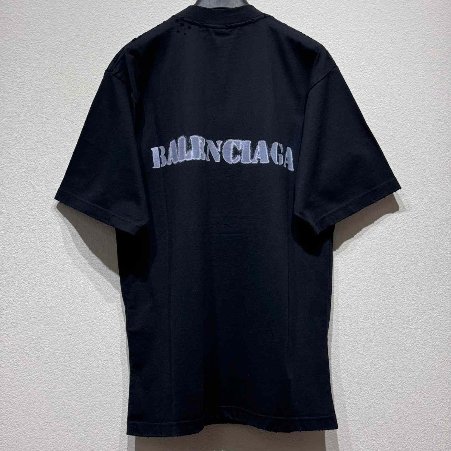Balenciaga Stencil Type T-Shirt - DesignerGu