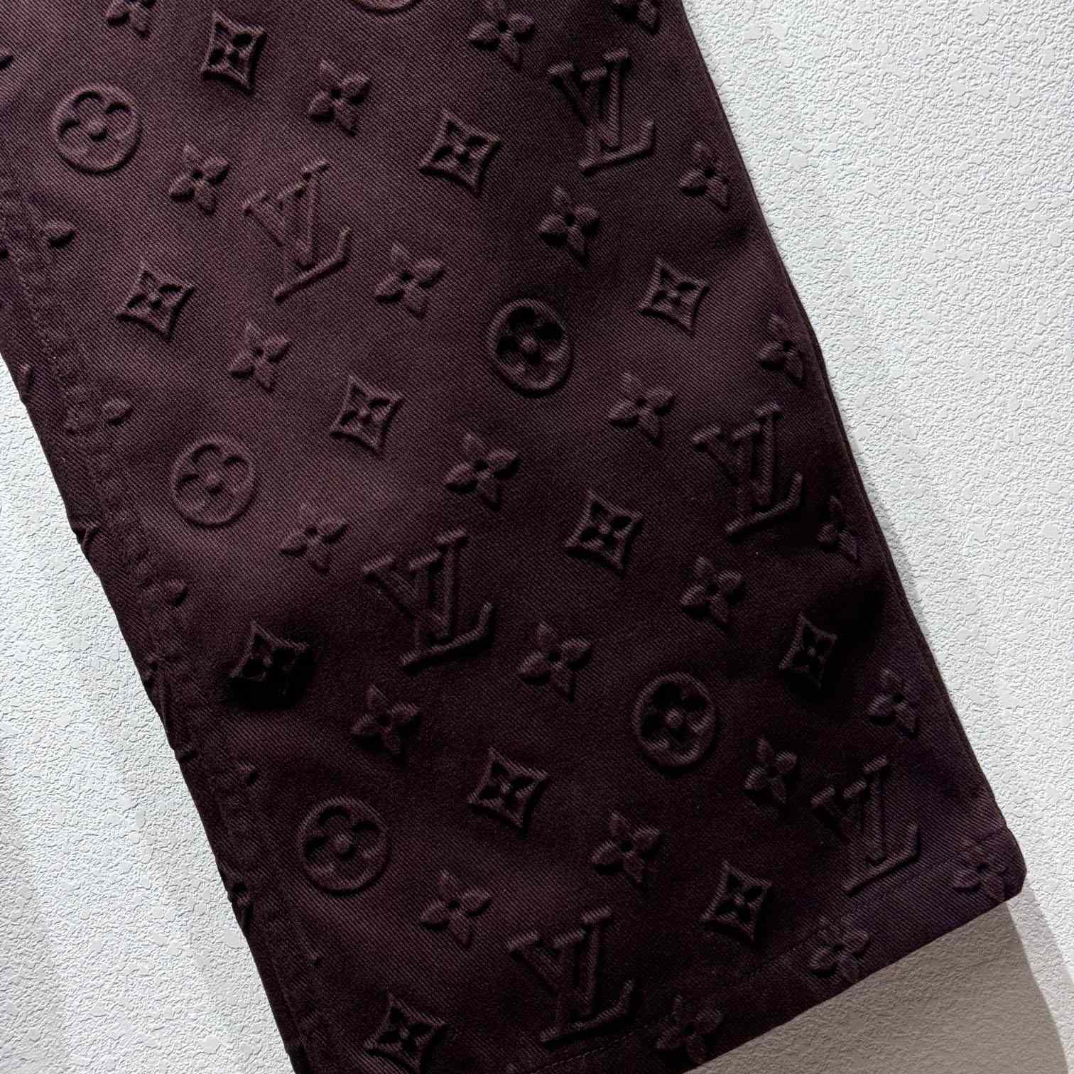 Louis Vuitton Monogram Embossed Skate Pants    - DesignerGu