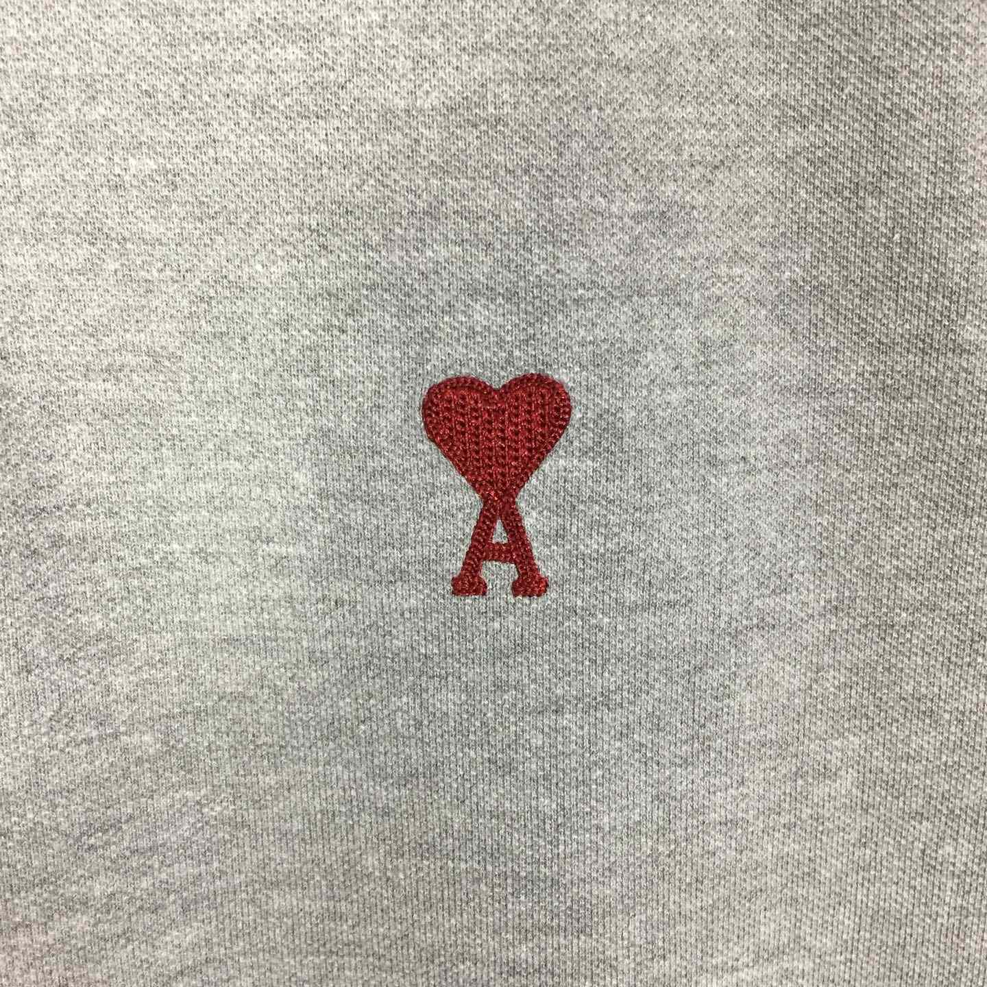 Ami Paris Ami De Coeur Embroidered Polo Shirt - DesignerGu