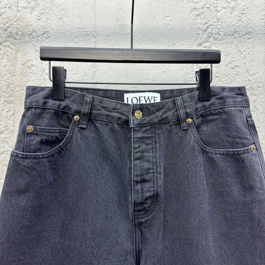 Loewe Anagram Baggy Jeans In Denim - DesignerGu