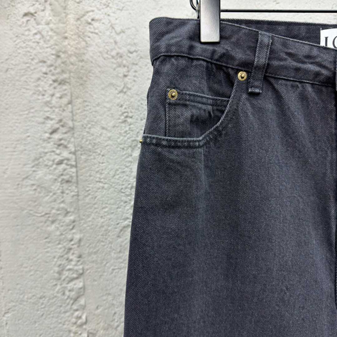 Loewe Anagram Baggy Jeans In Denim - DesignerGu