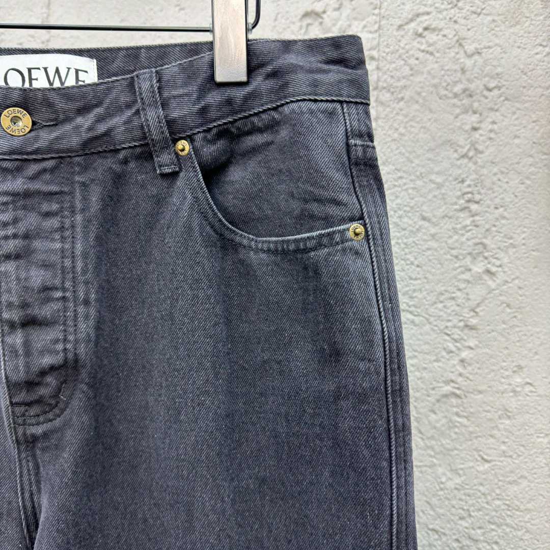 Loewe Anagram Baggy Jeans In Denim - DesignerGu