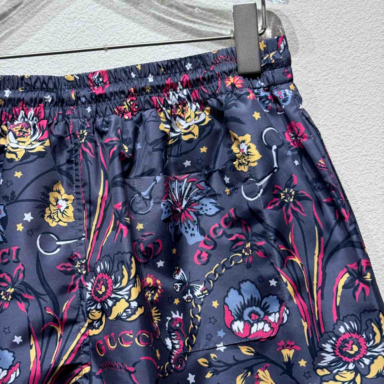 Gucci Punk Floral-print Cotton Poplin Shorts - DesignerGu