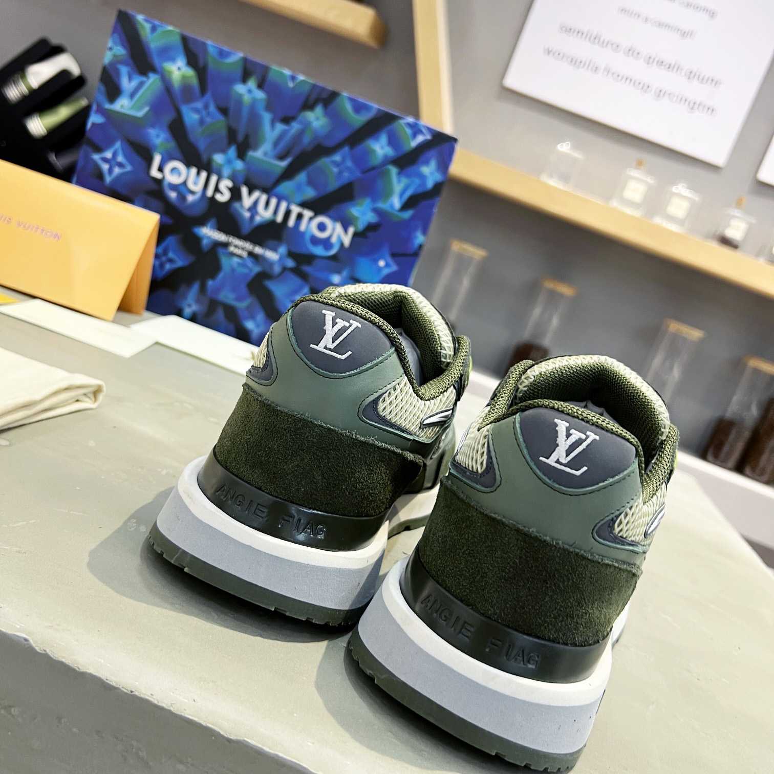 Louis Vuitton Run Away Sneaker   (upon uk size) - 