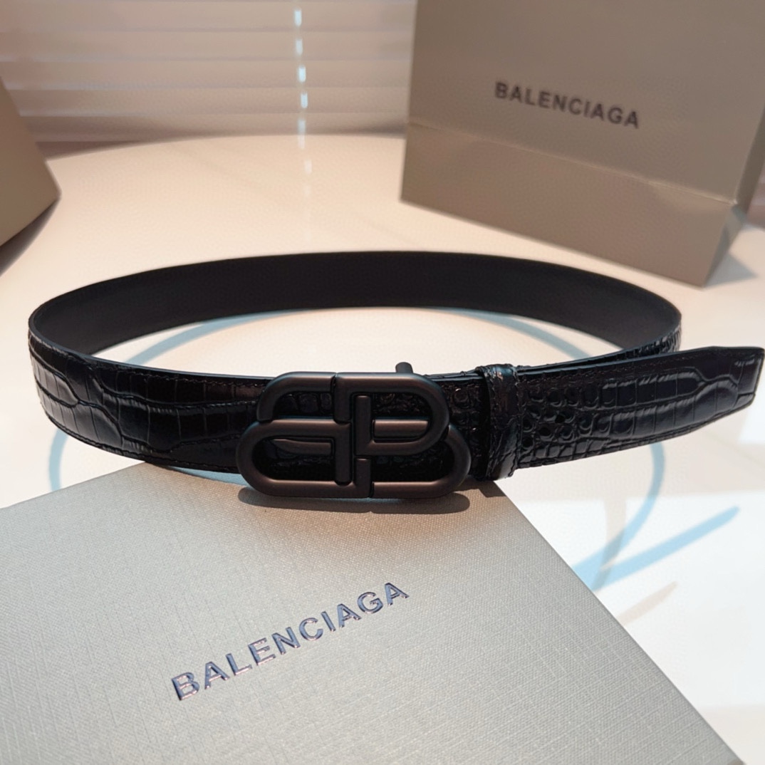 Balenciaga Leather Belt - 