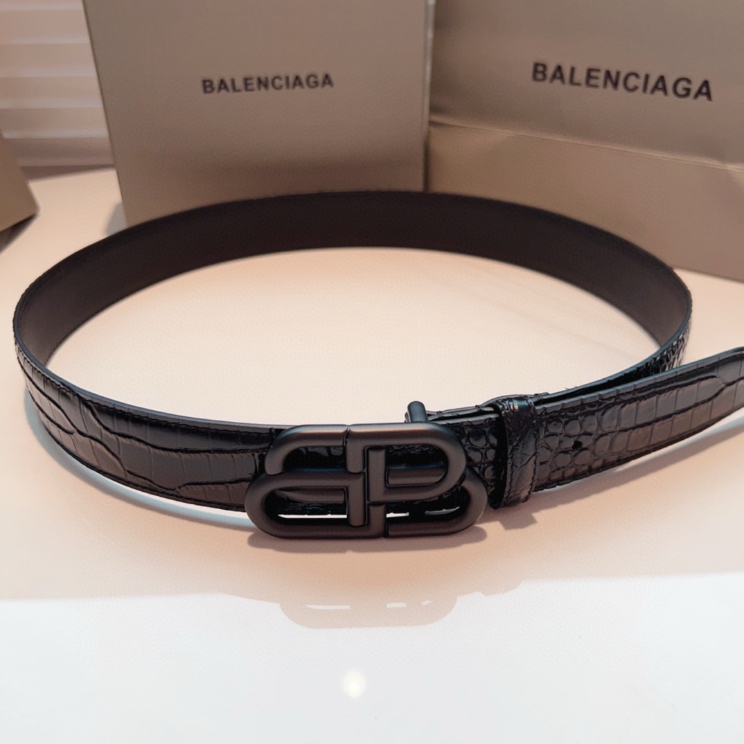 Balenciaga Leather Belt - 
