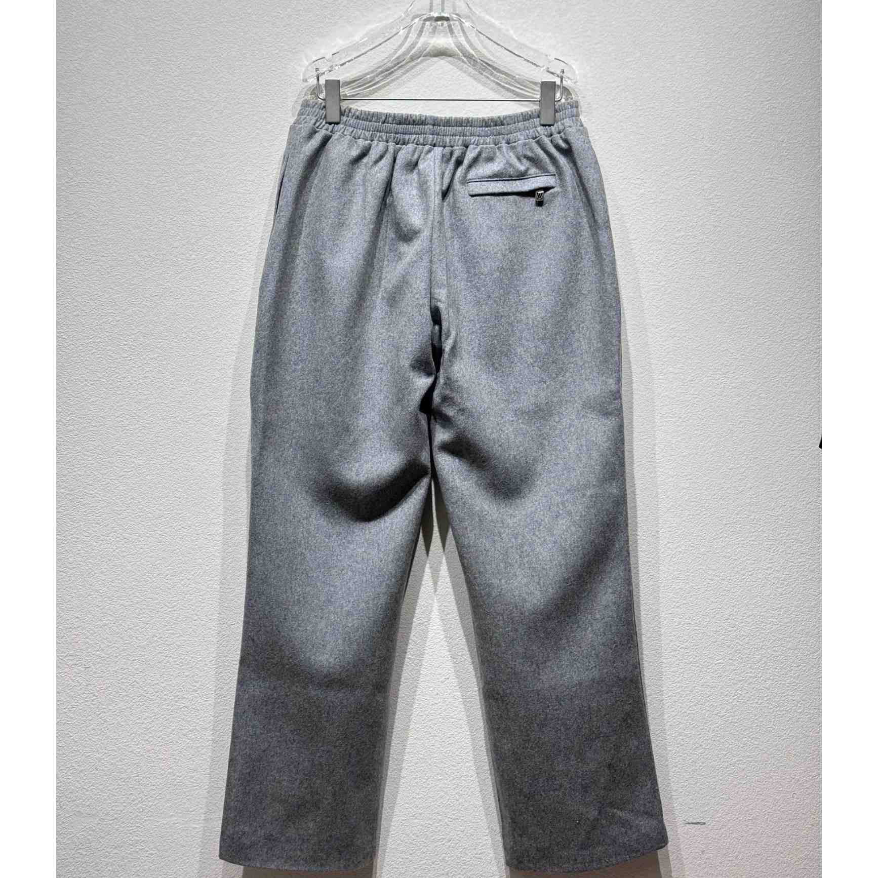 Louis Vuitton Tailored Technical Wool Track Pants   1AFXX3 - DesignerGu
