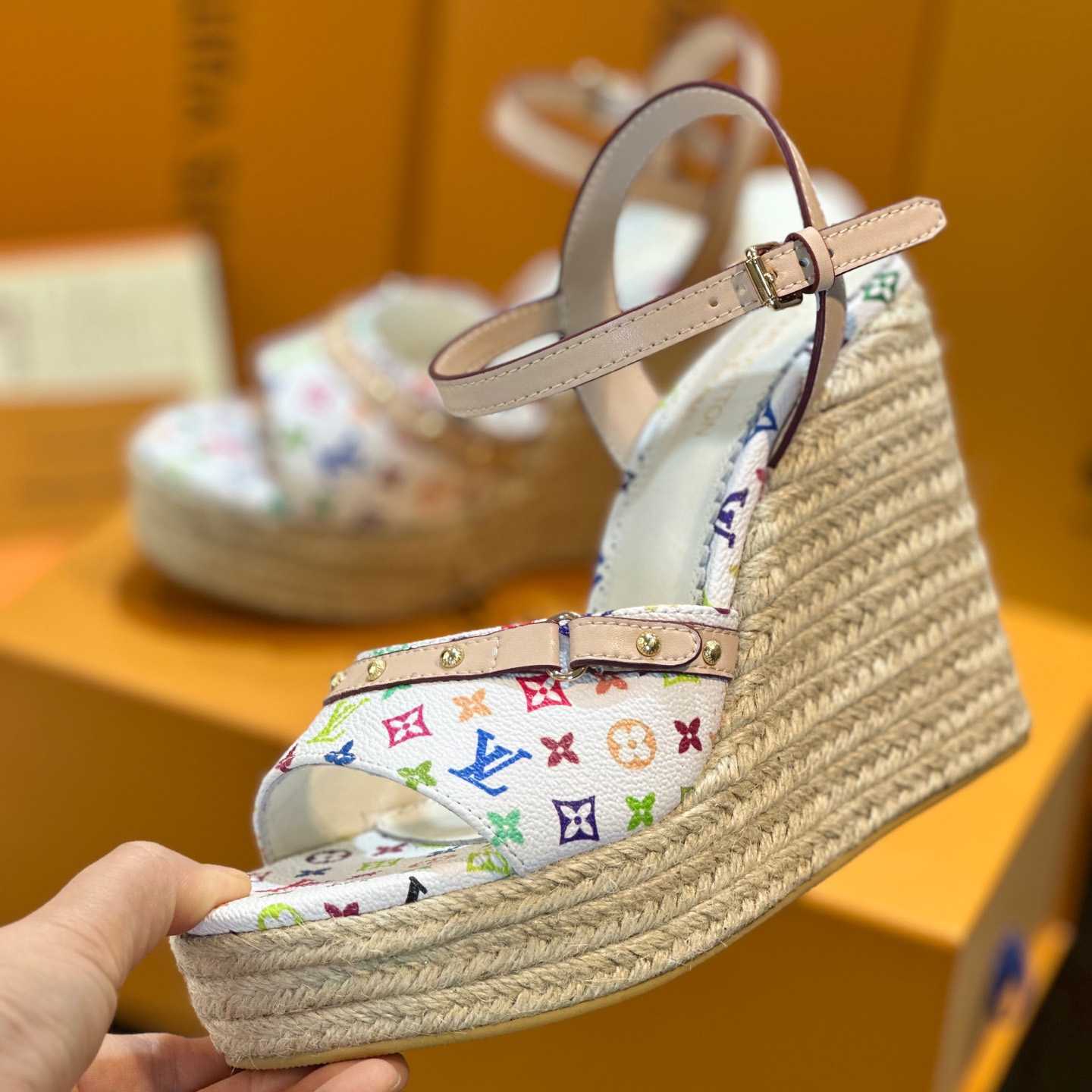 Louis Vuitton LV x TM Helios Wedge Sandal  1AGYX0 - 