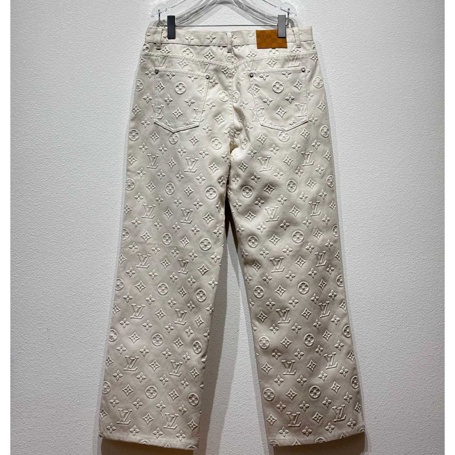 Louis Vuitton Monogram Embossed Skate Pants    - DesignerGu