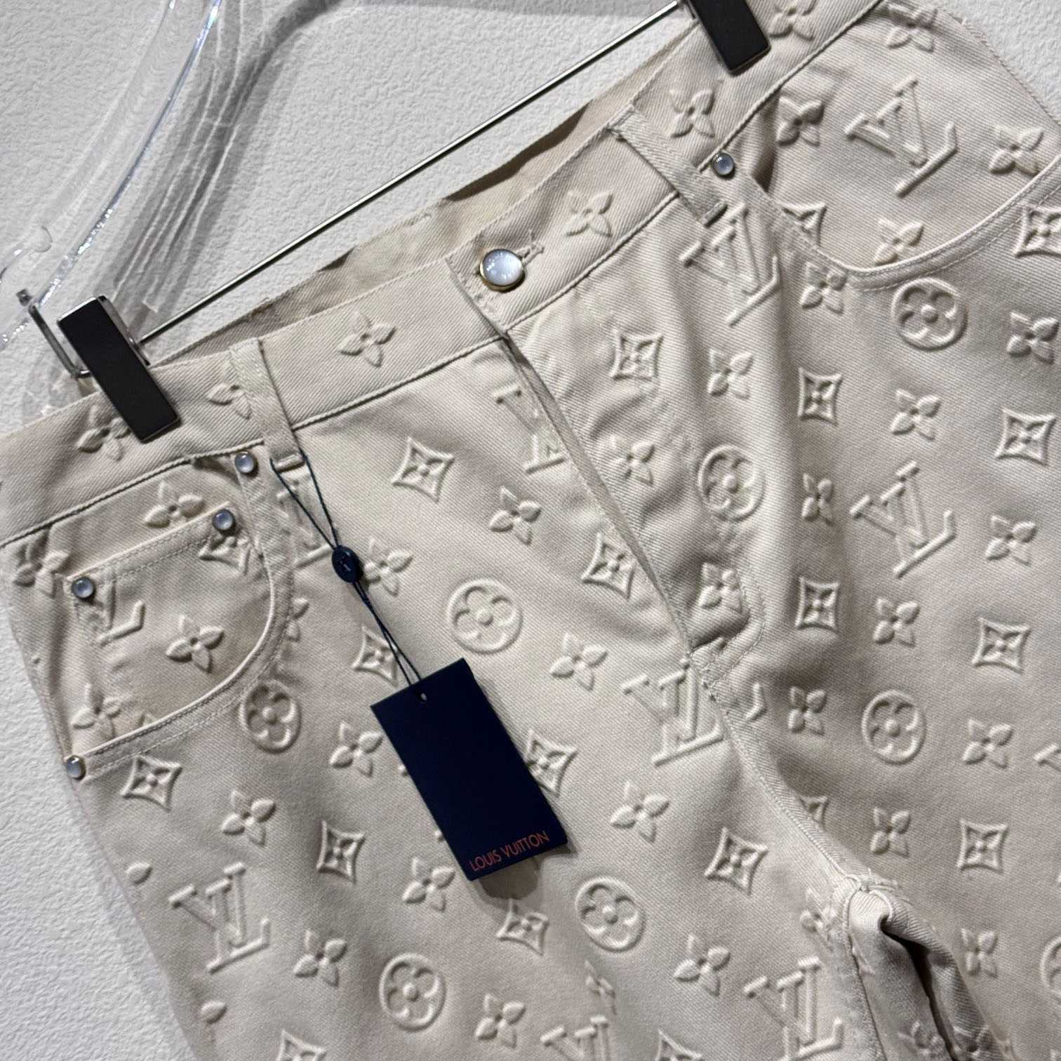Louis Vuitton Monogram Embossed Skate Pants    - 