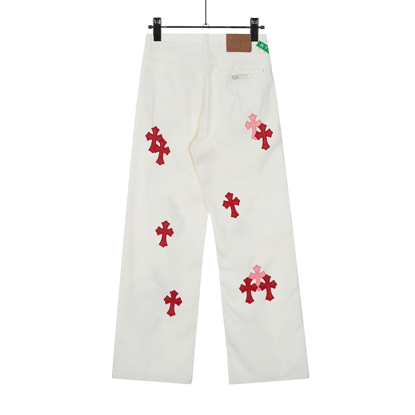 Chrome Hearts Cross Patch Jeans - DesignerGu