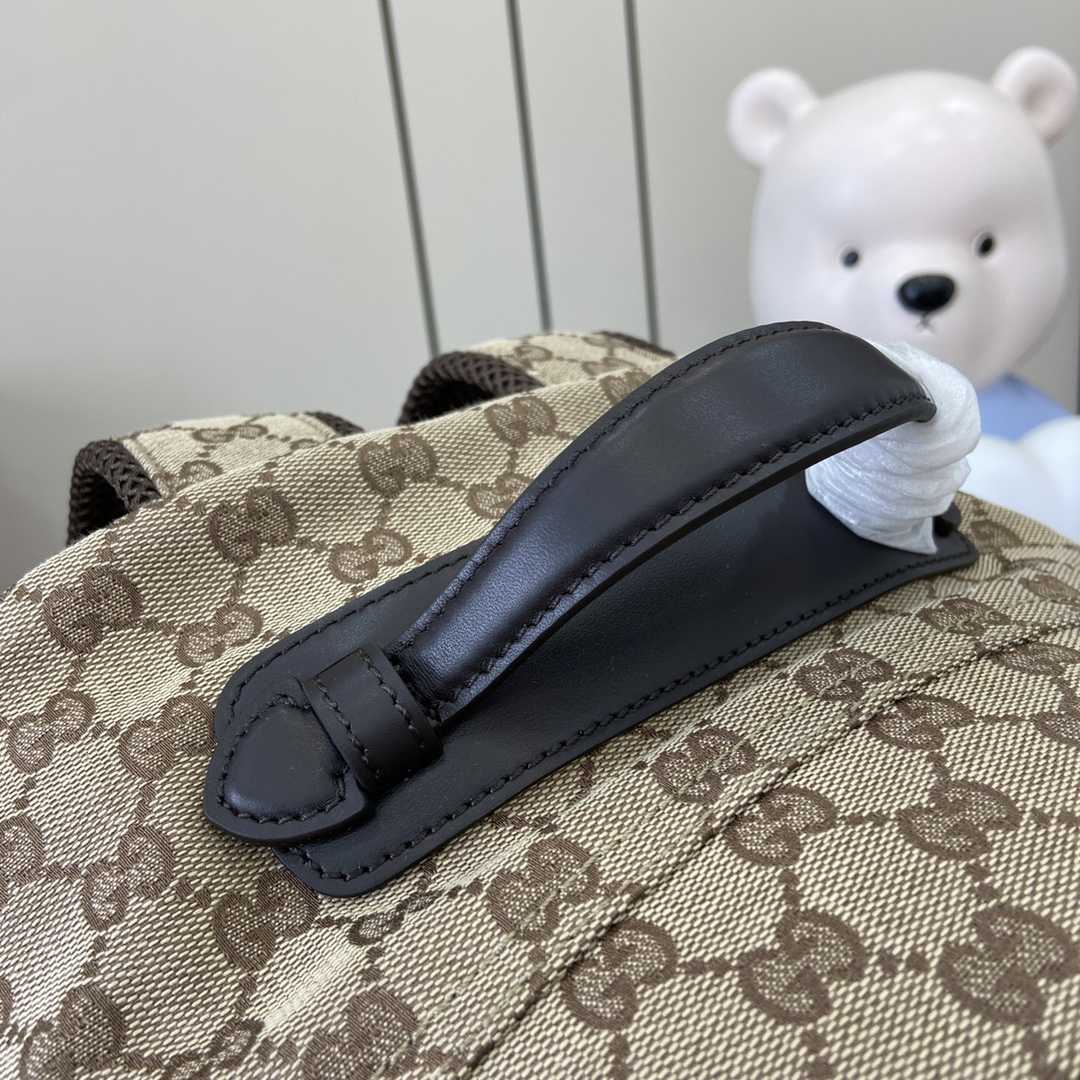Gucci Medium GG Backpack With Web - DesignerGu