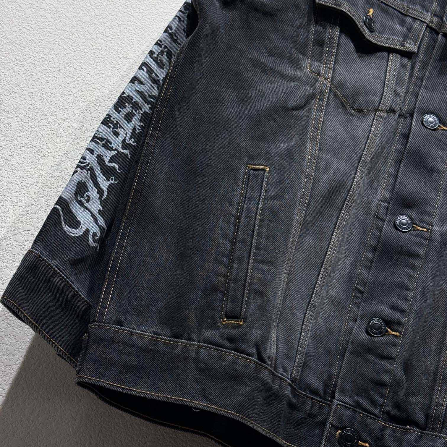 Balenciaga Diy Mental The Year Of The Denim Jacket - DesignerGu