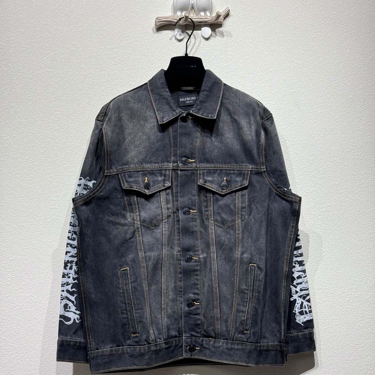 Balenciaga Diy Mental The Year Of The Denim Jacket - DesignerGu