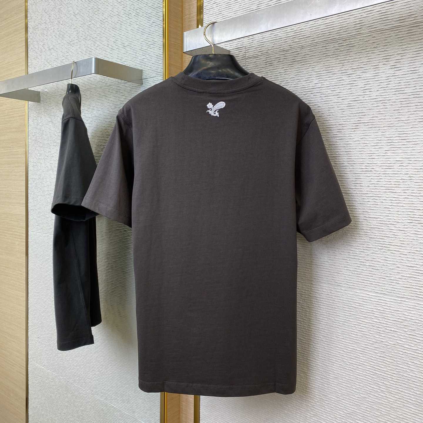 Burberry Paisley Logo Cotton T-shirt - DesignerGu