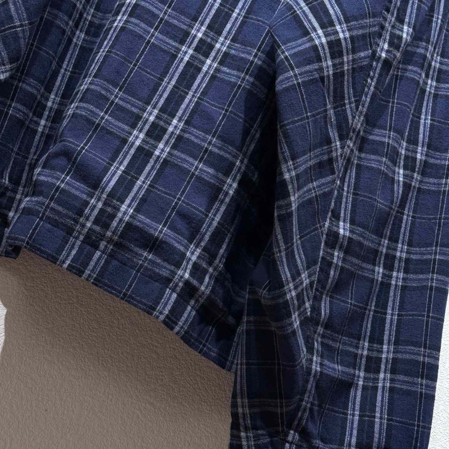 Balenciaga BB Center Logo Blue Check Hood Jacket - DesignerGu