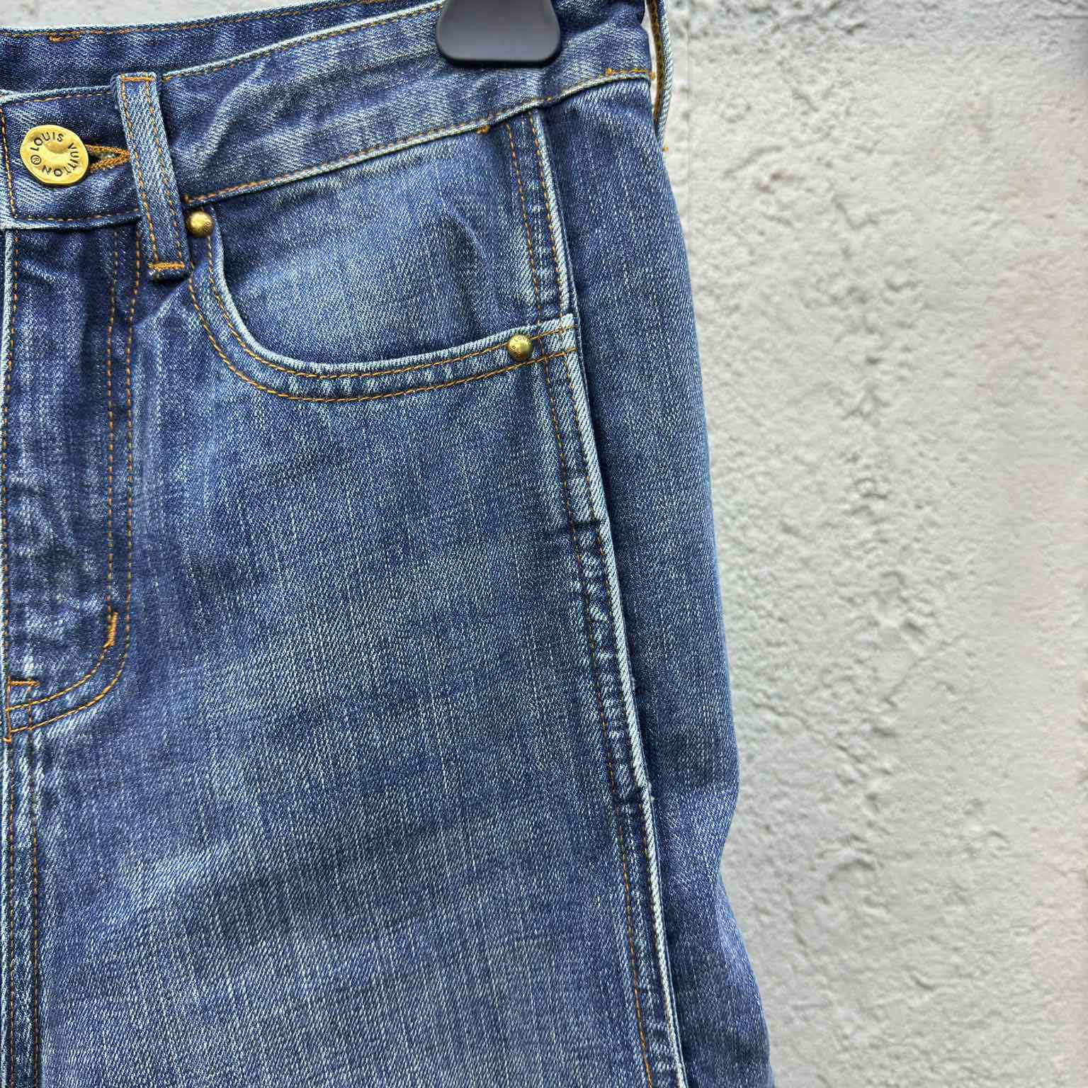 Louis Vuitton Jeans Denim Wave Wavy - 