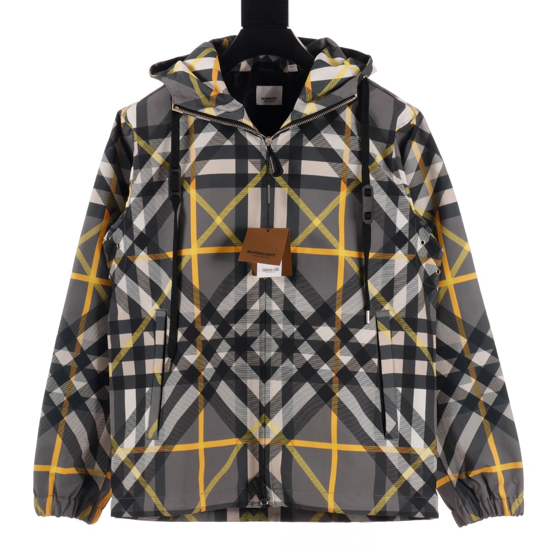 Burberry Check Nylon Jacket  - DesignerGu
