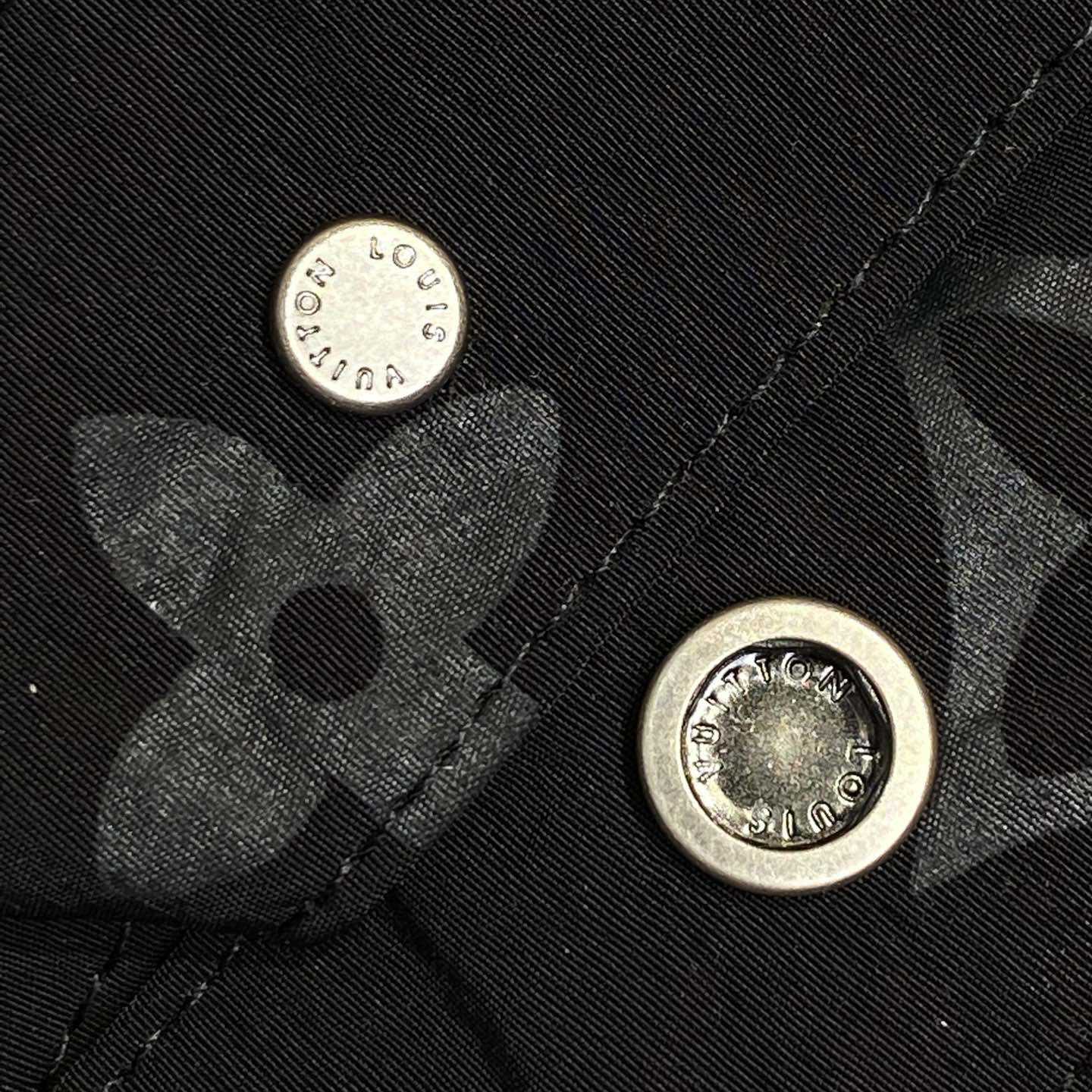 Louis Vuitton Monogram Moire Jacquard Silk Overshirt   1AGTGR - DesignerGu