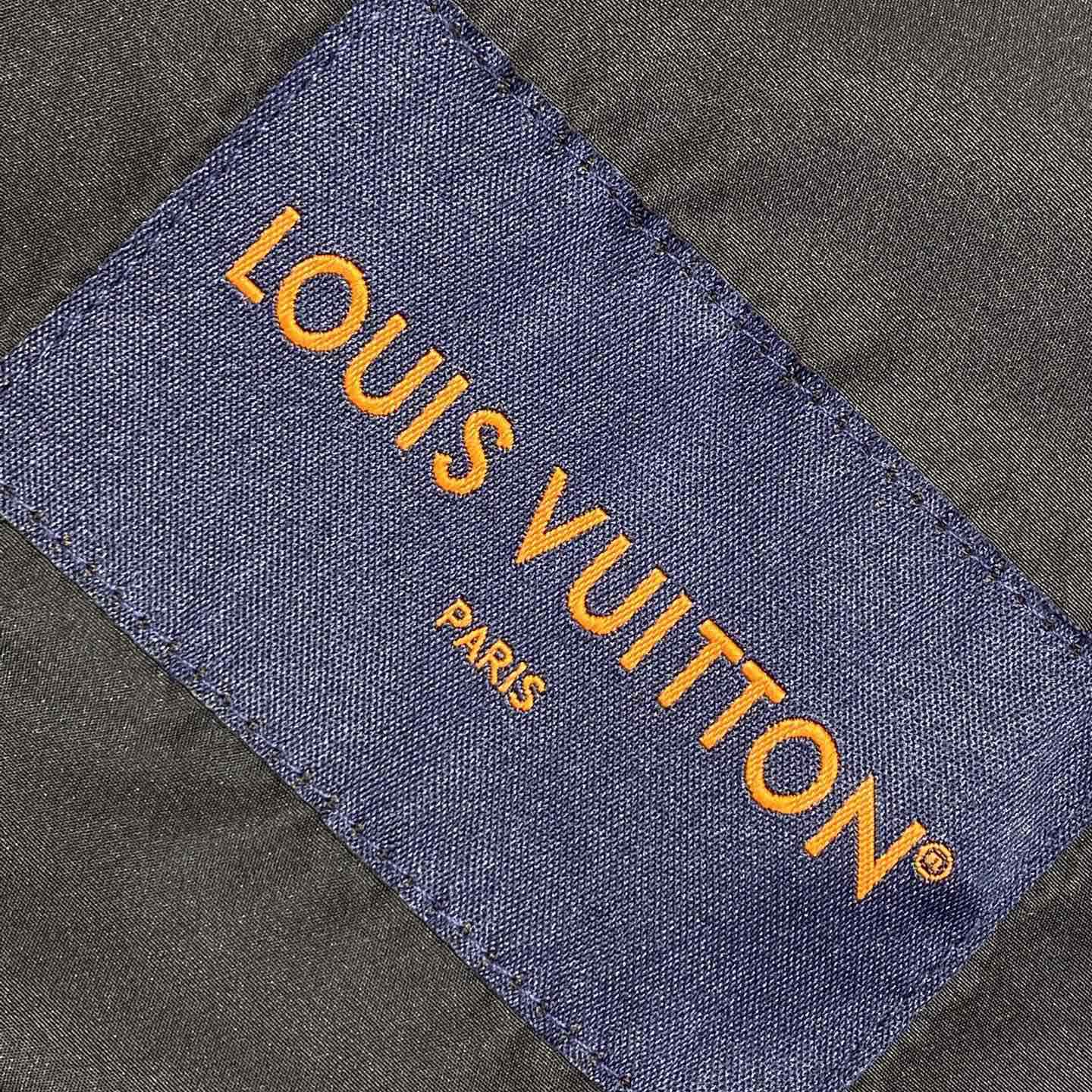 Louis Vuitton Monogram Moire Jacquard Silk Overshirt   1AGTGR - DesignerGu