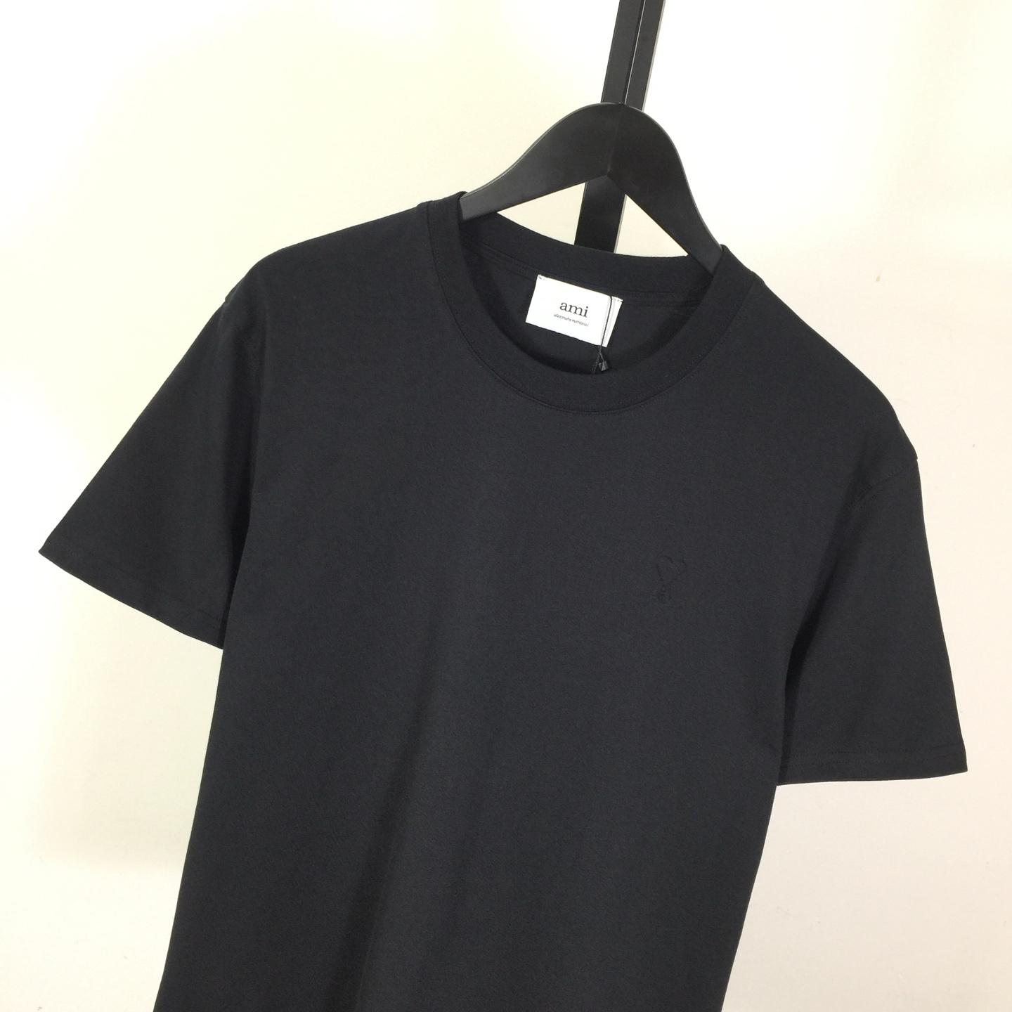 Ami Paris Cotton T-shirt - DesignerGu