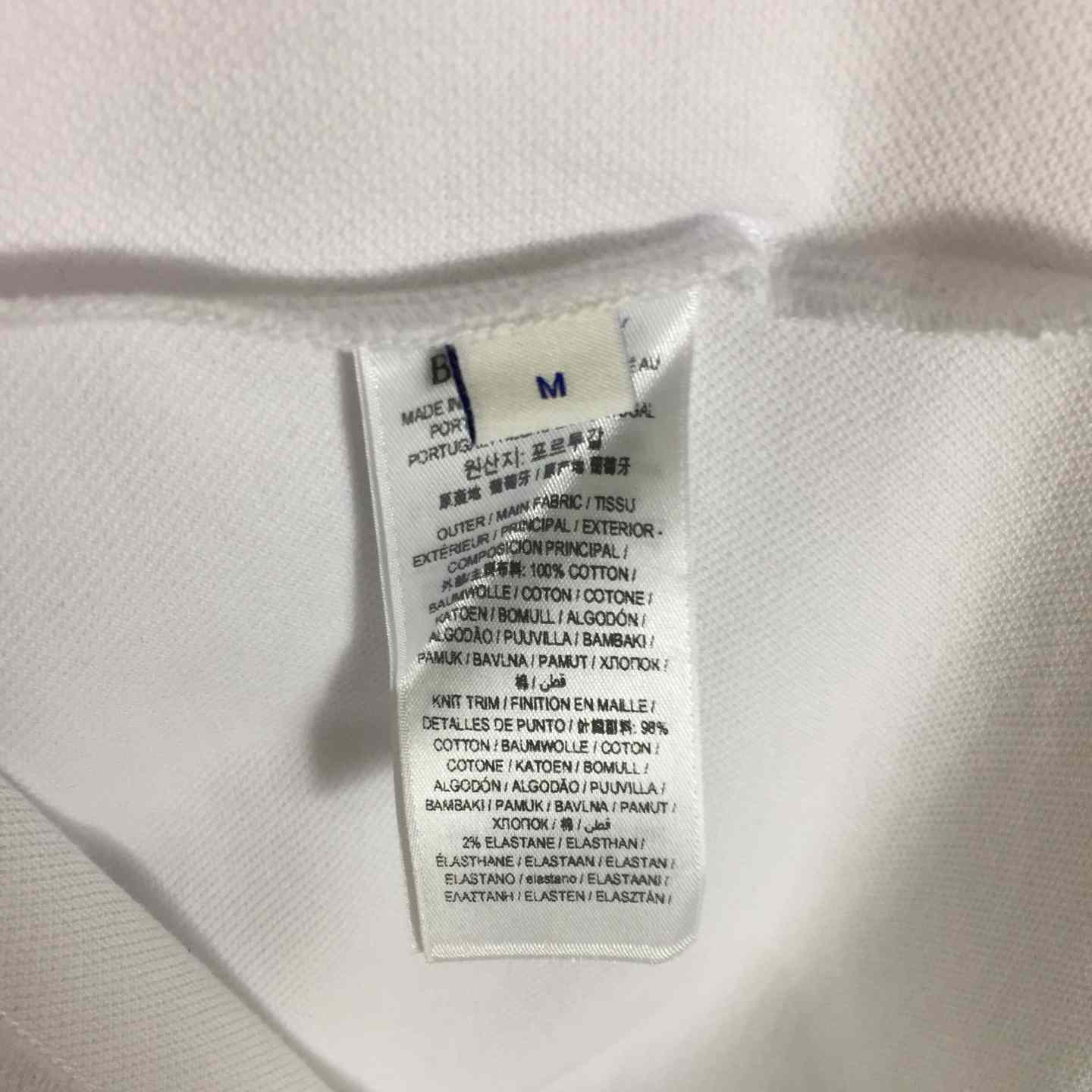Cotton Polo Shirt In White - DesignerGu