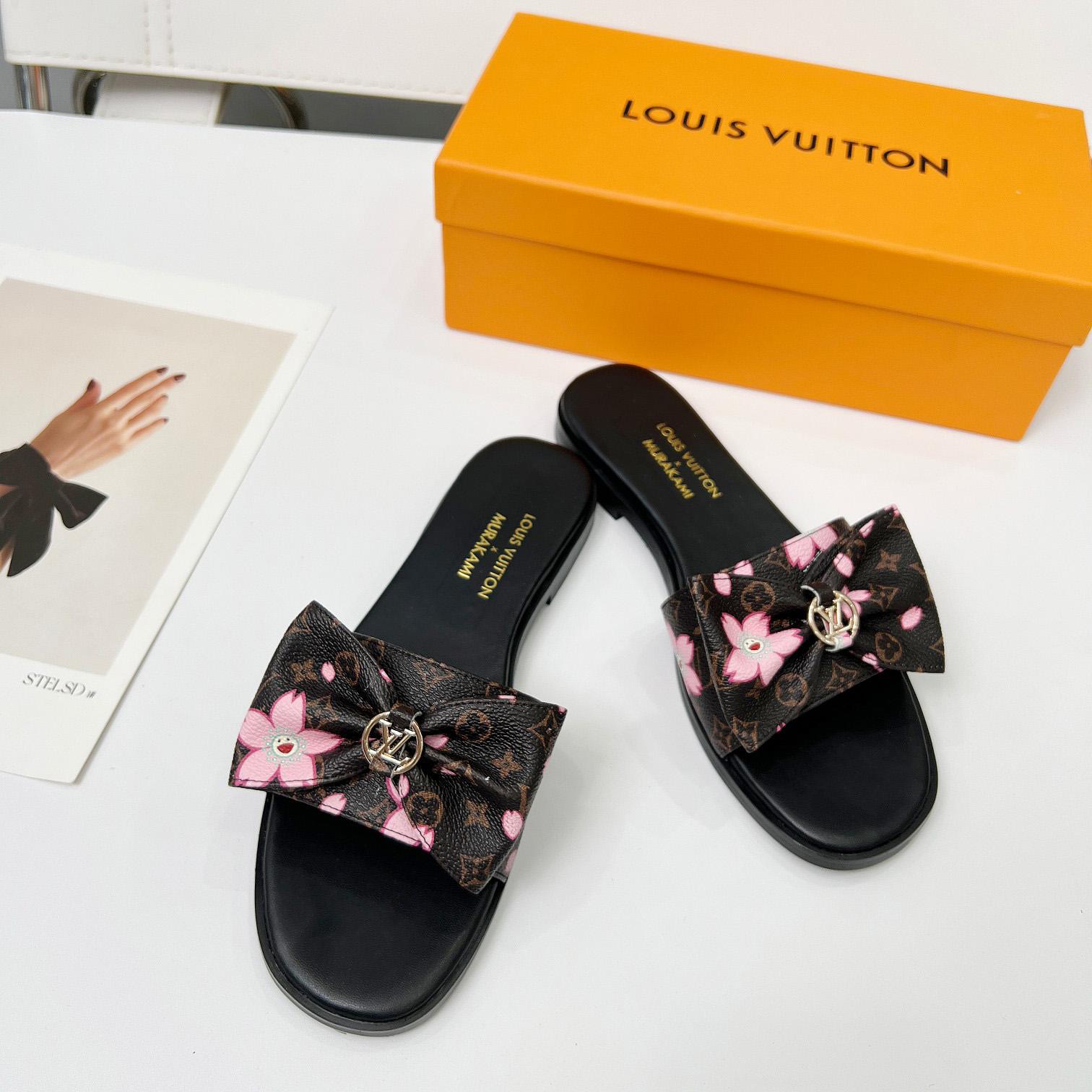 Louis Vuitton LV x TM Lily Flat Mule   1AGVYB - DesignerGu