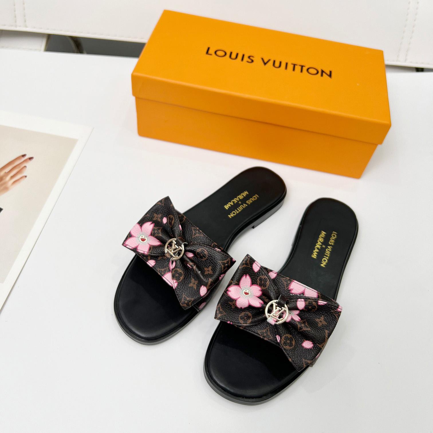 Louis Vuitton LV x TM Lily Flat Mule   1AGVYB - DesignerGu